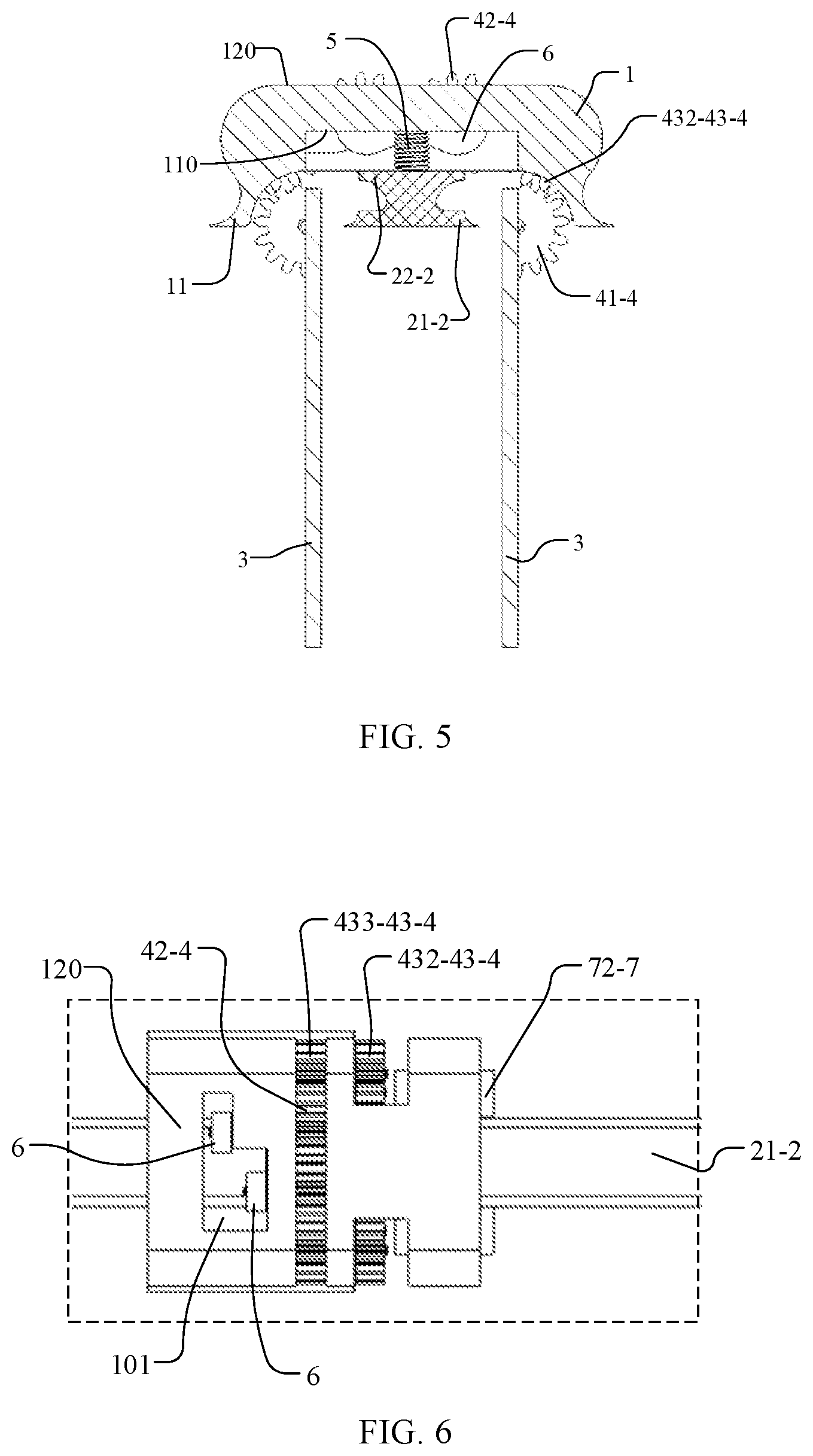 Patent US11778764 Figure 4 – Folding device and display device