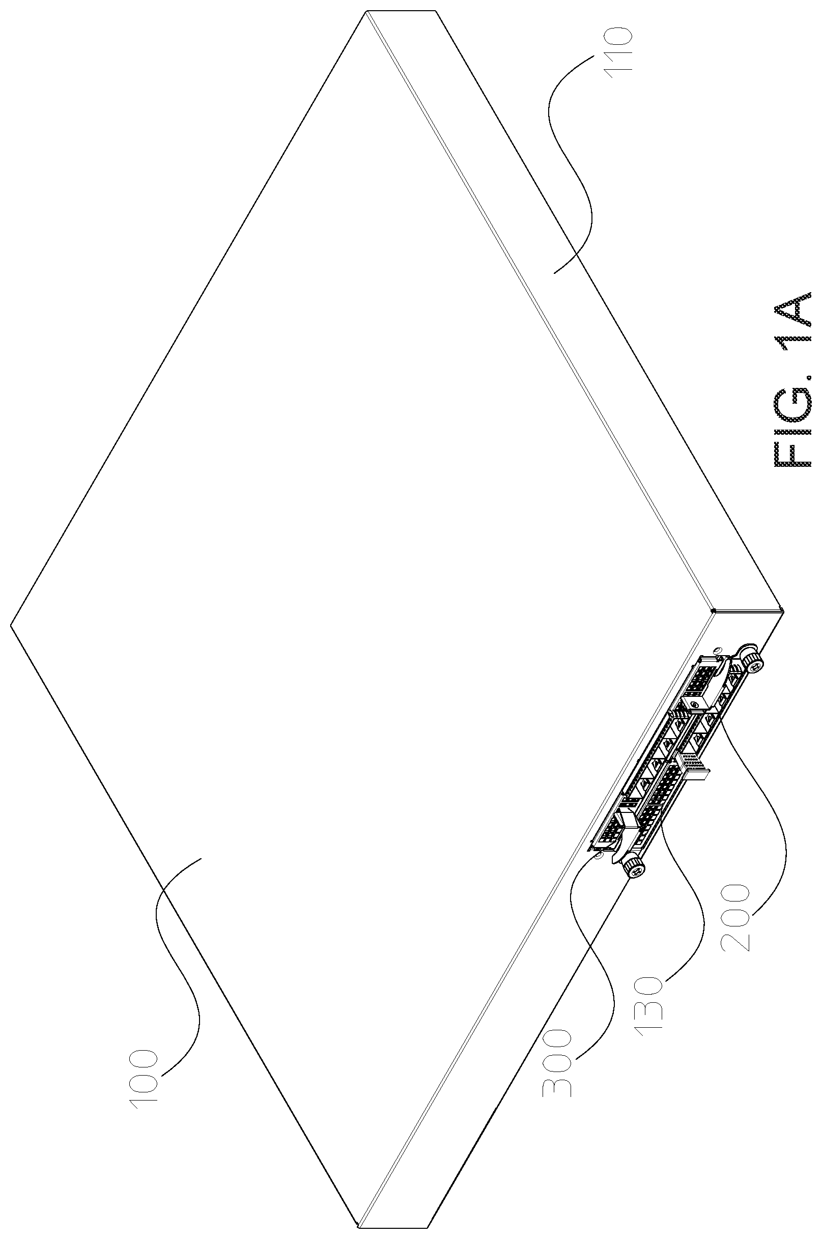 Patent US11778765 Figure 1 – Electronic device and adaptor card thereof