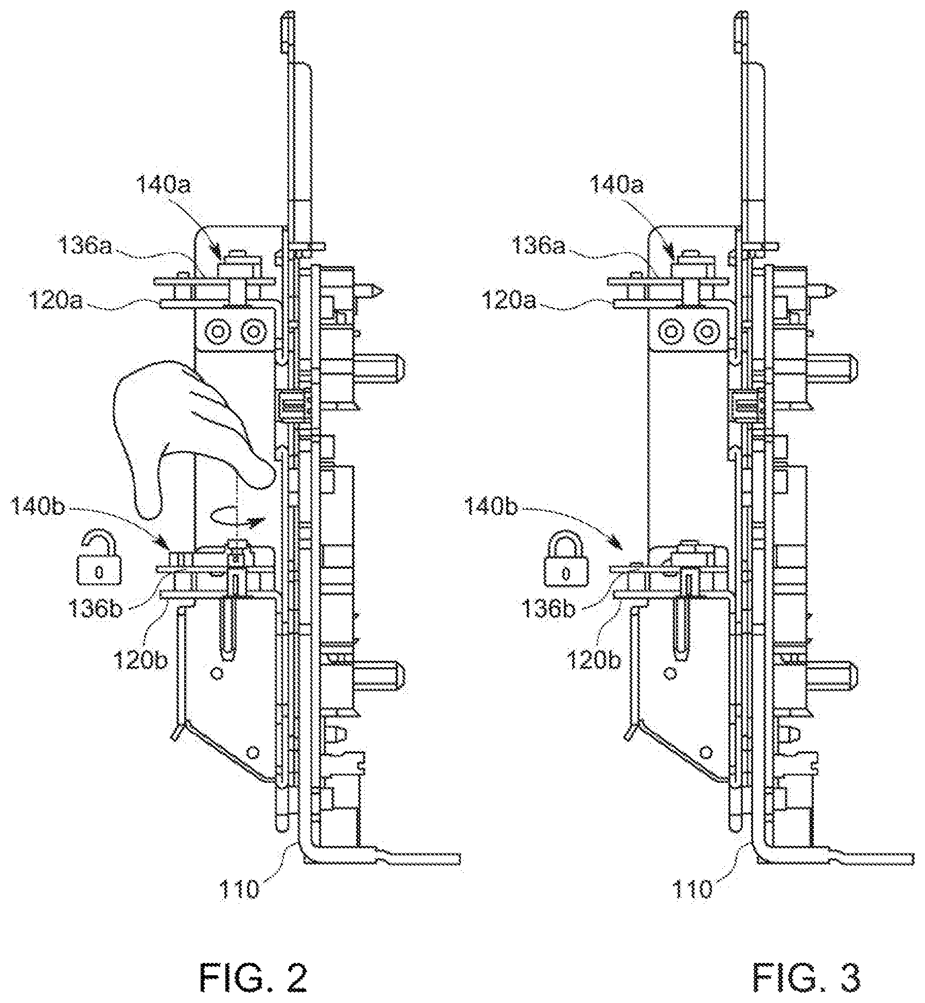Patent US11778767 Figure 2 – Mechanism for securing a printed circuit board to a bracket