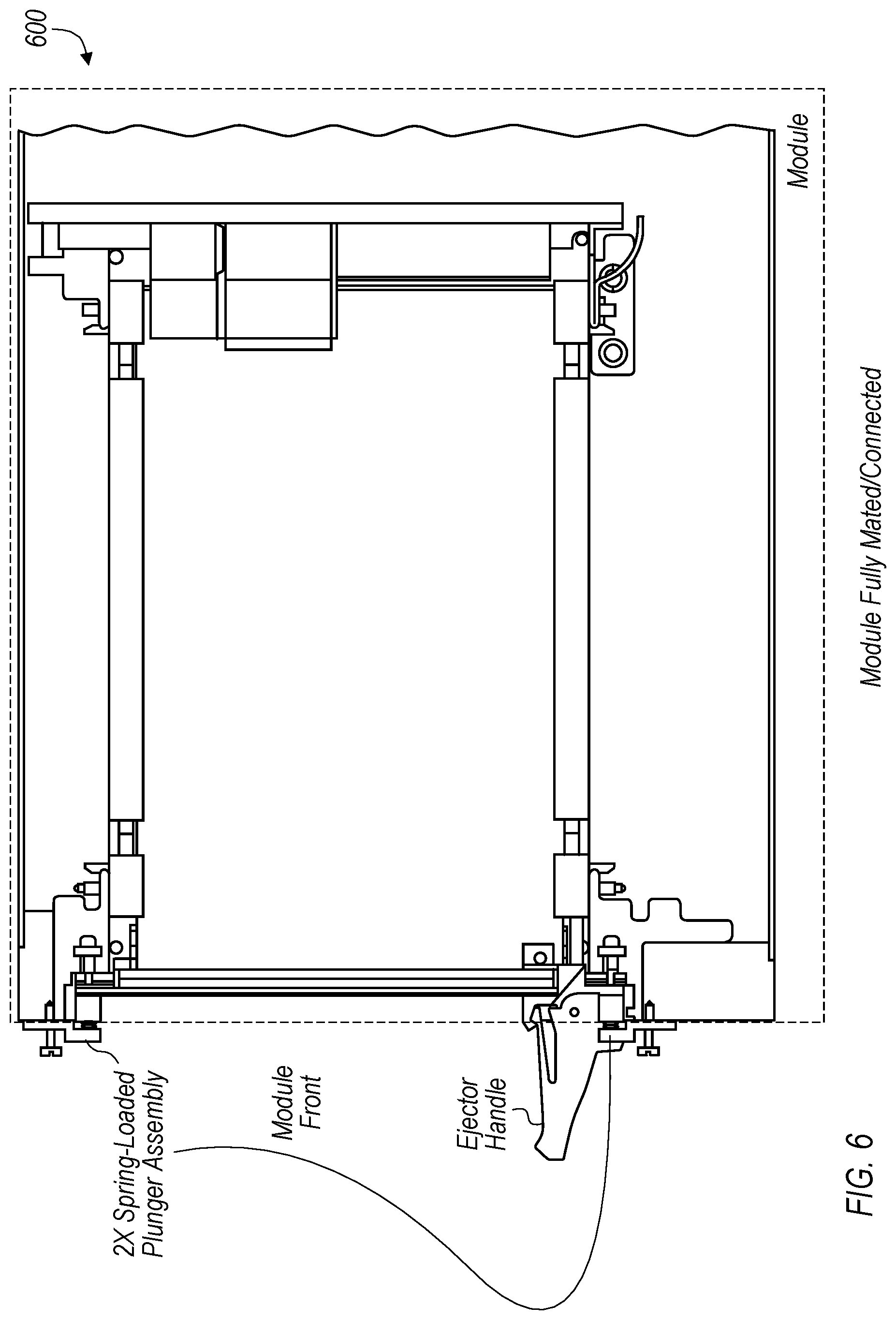 Patent US11778768 Figure 6 – High-speed performance electrical connector for modular electronics systems