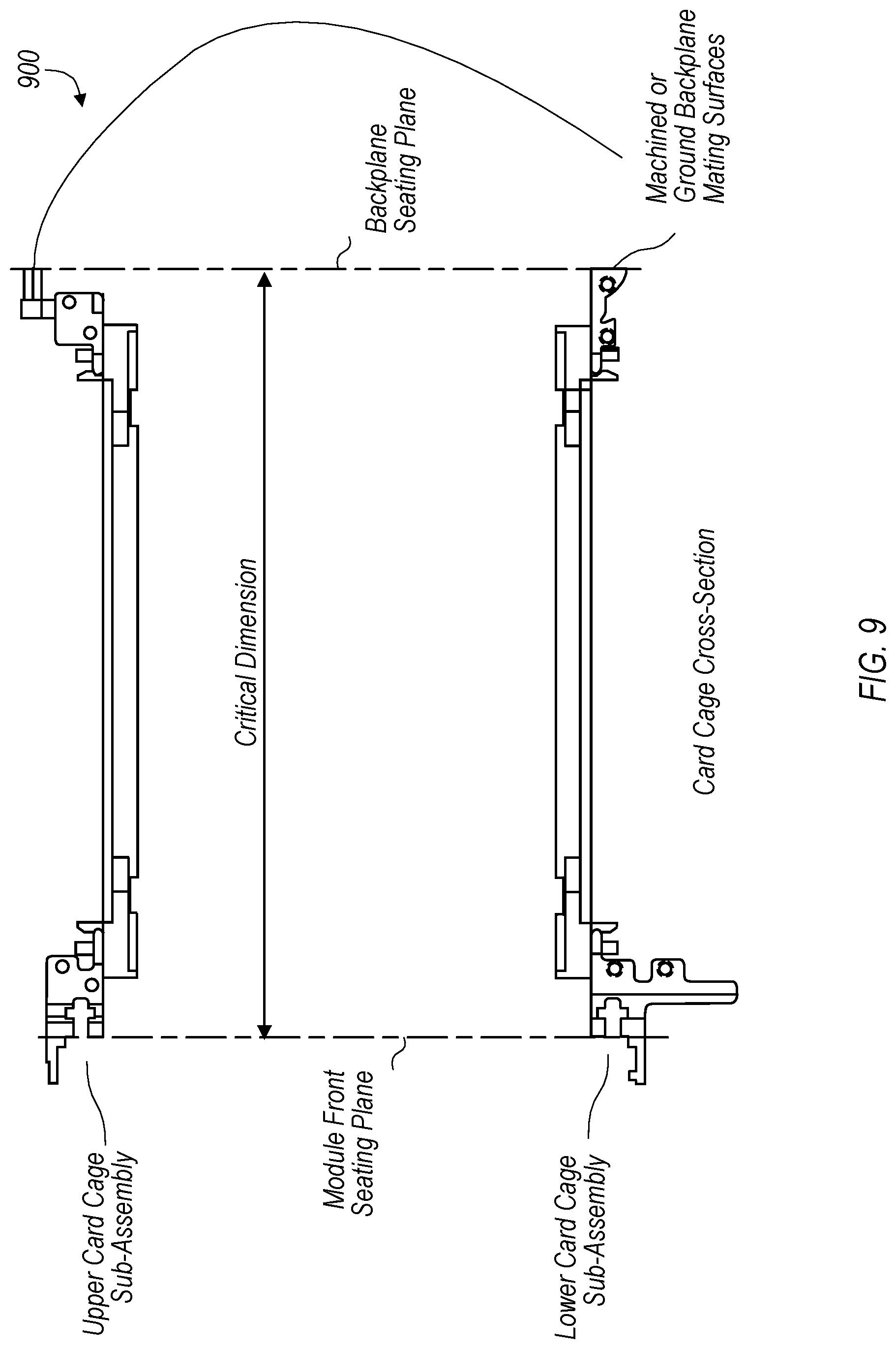 Patent US11778768 Figure 9 – High-speed performance electrical connector for modular electronics systems