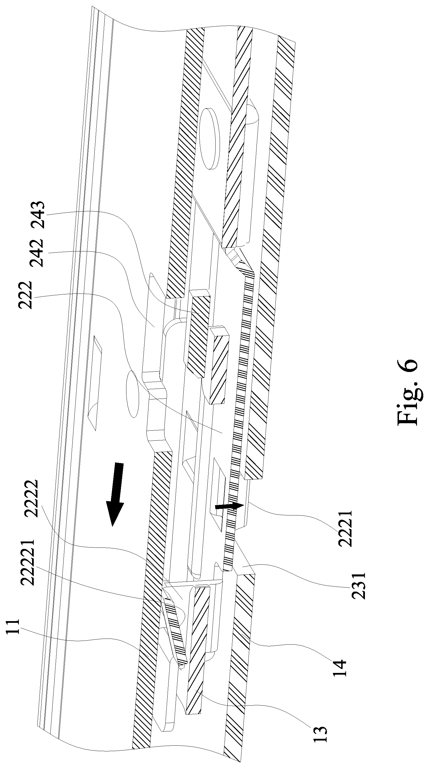 Patent US11778770 Figure 6 – Synchronizing and locking mechanism of server slide rail