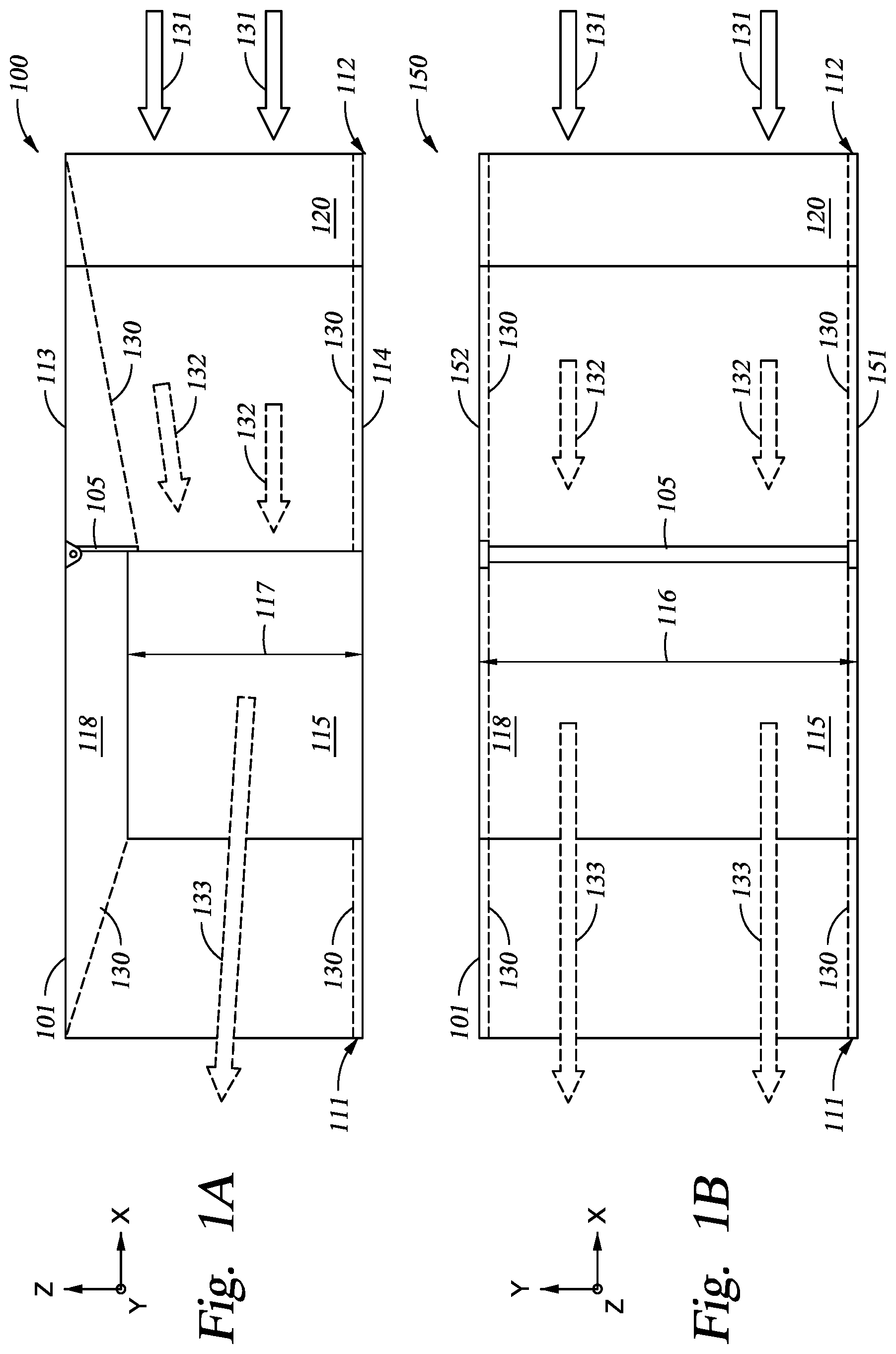 Patent US11778771 Figure 1 – Airflow control louver for bidirectional airflow cooling