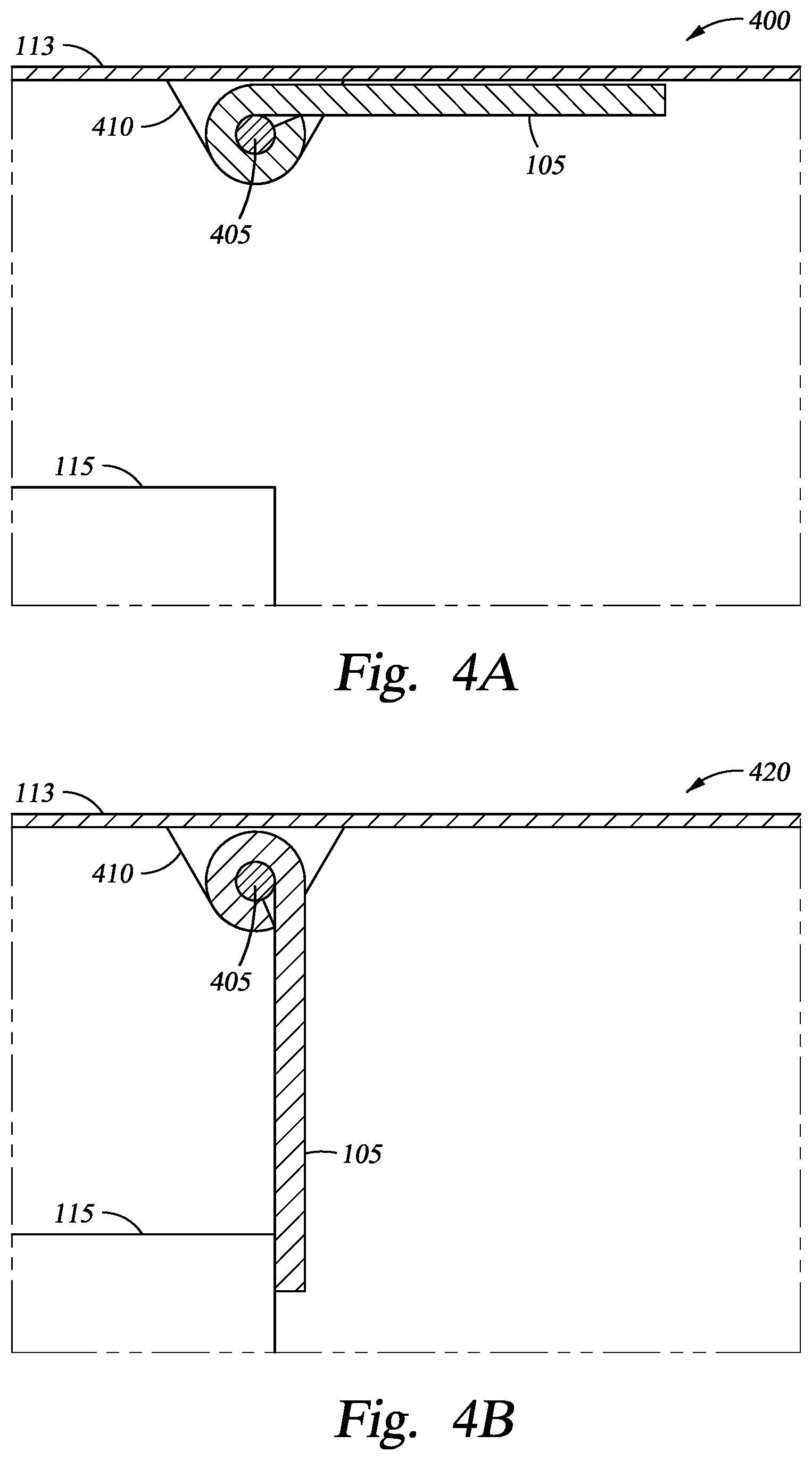 Patent US11778771 Figure 4 – Airflow control louver for bidirectional airflow cooling