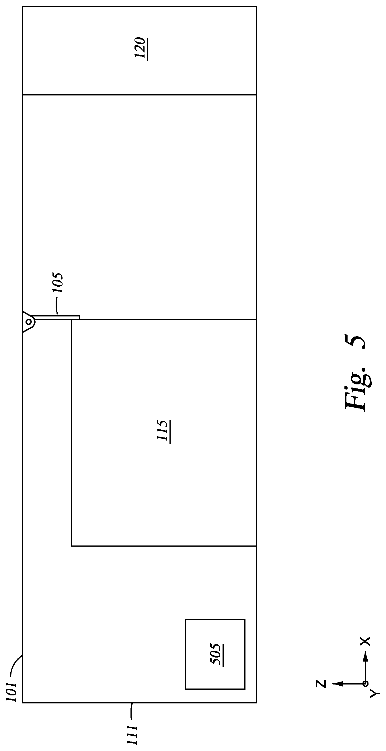 Patent US11778771 Figure 6 – Airflow control louver for bidirectional airflow cooling