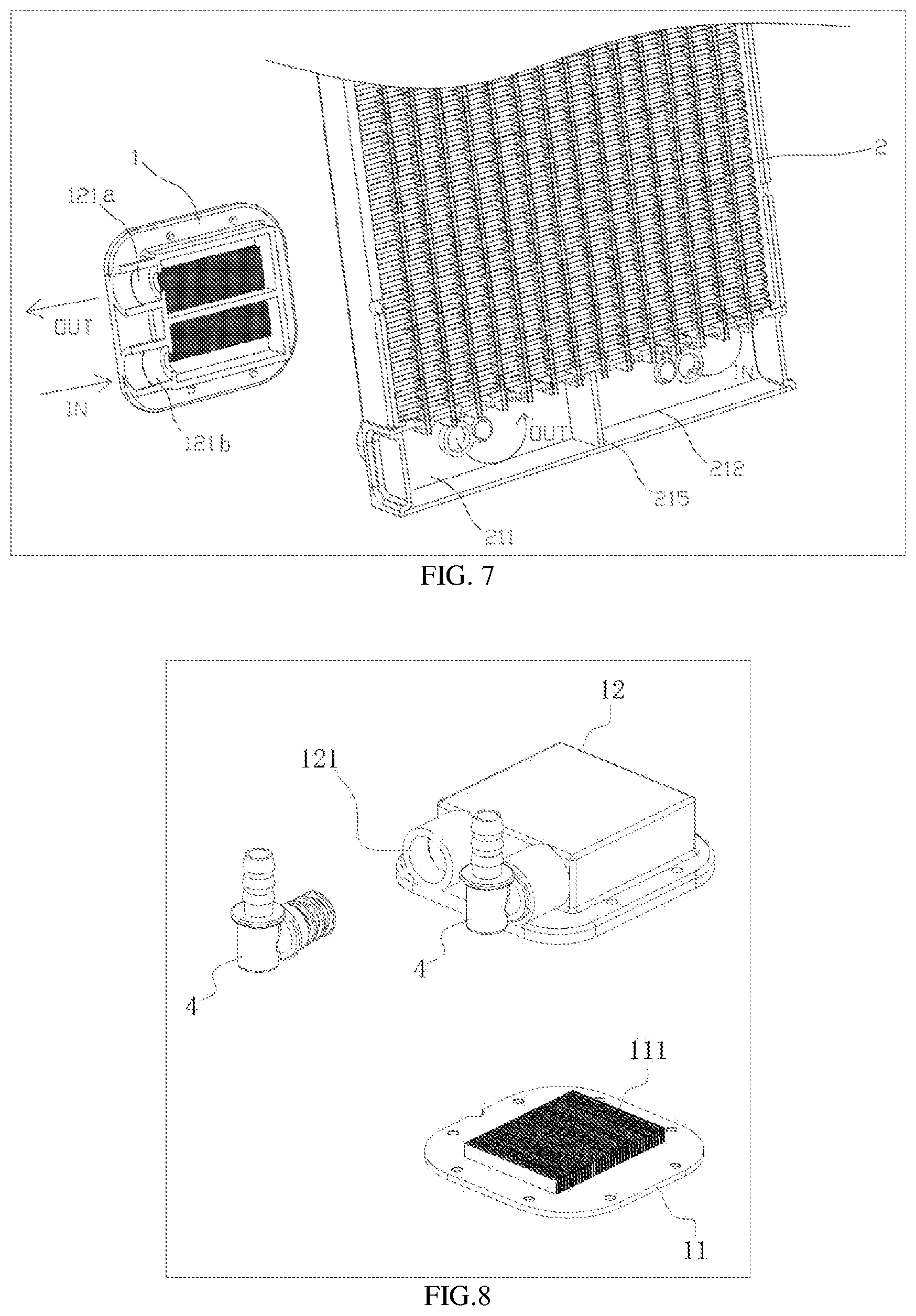 Patent US11778774 Figure 7 – Pumpless liquid-cooling heat dissipator
