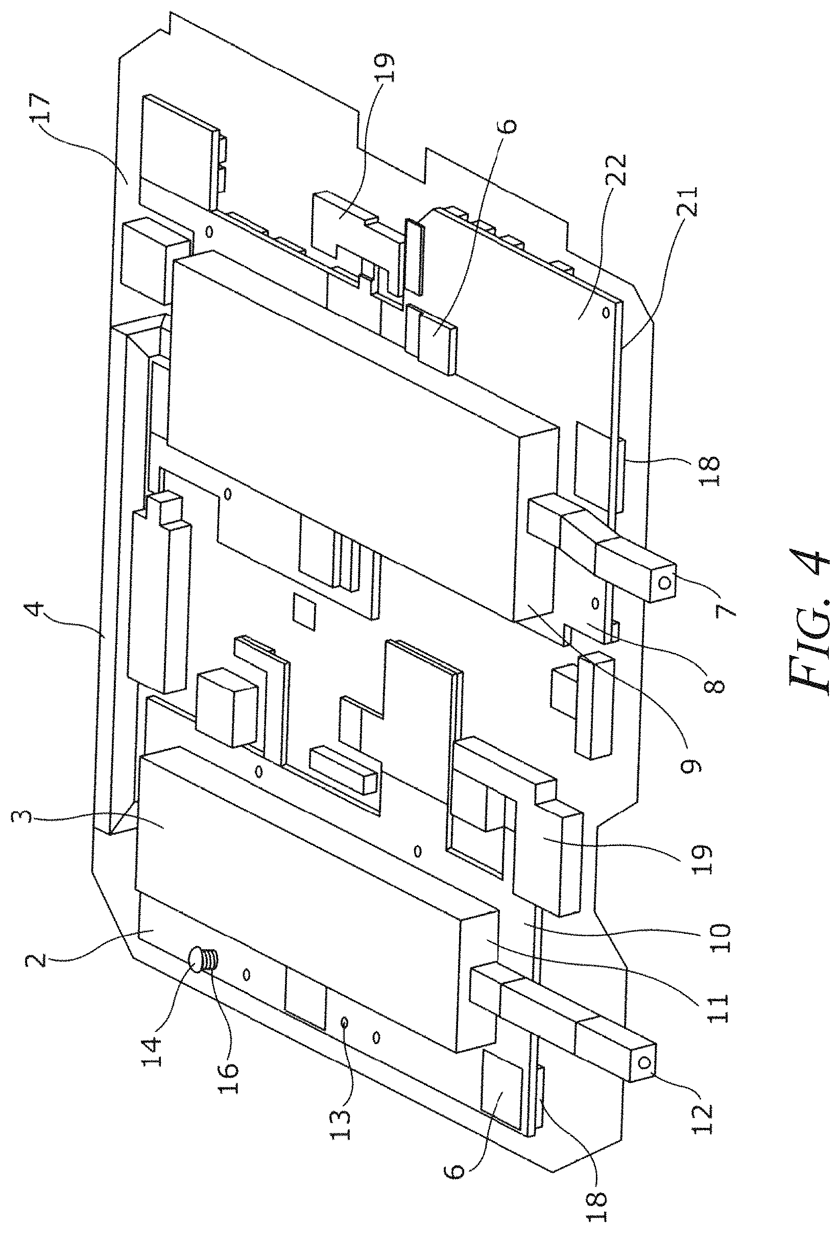 Patent US11778775 Figure 3 – Cooling device and method of manufacturing the same