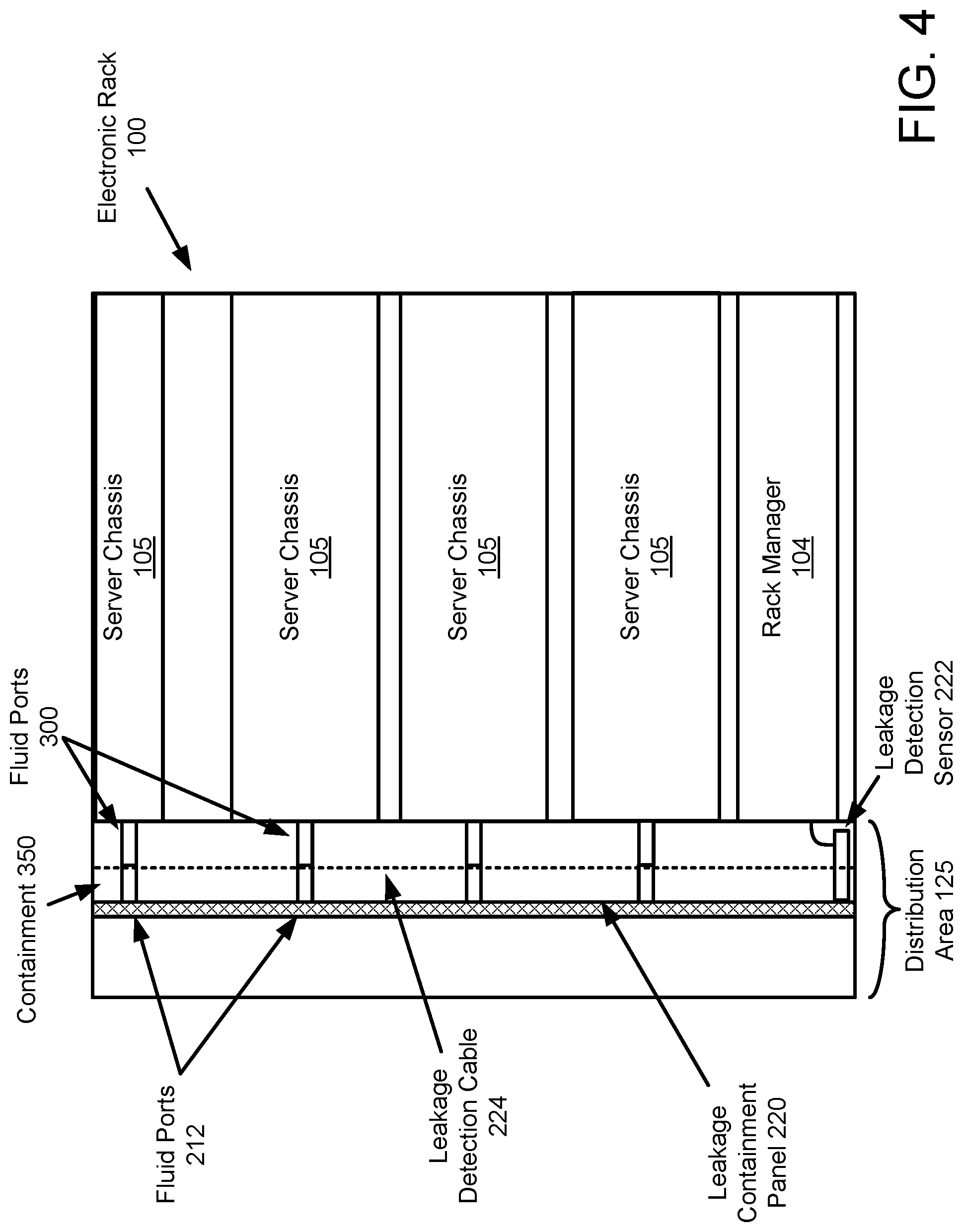 Patent US11778777 Figure 13 – Electronics rack distribution system with leaking detection unit
