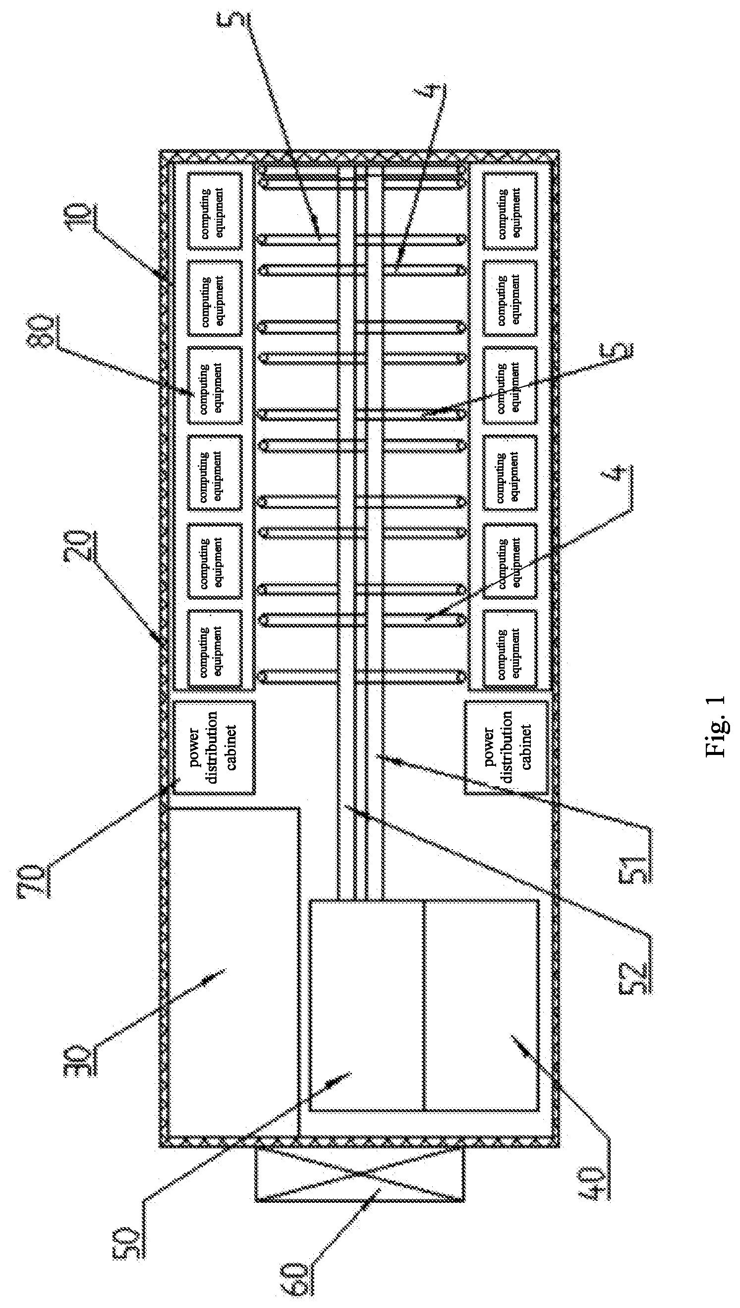 Patent US11778778 Figure 1 – Liquid-cooled container equipment