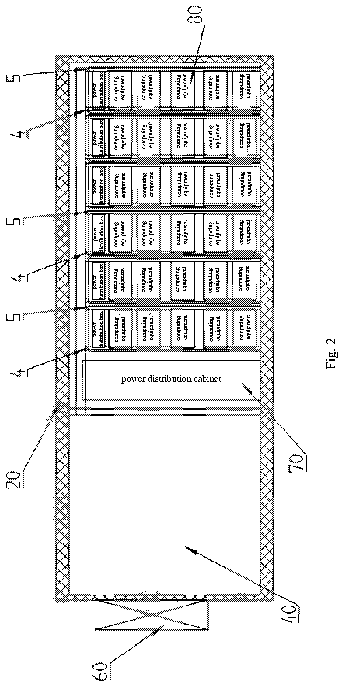 Patent US11778778 Figure 2 – Liquid-cooled container equipment