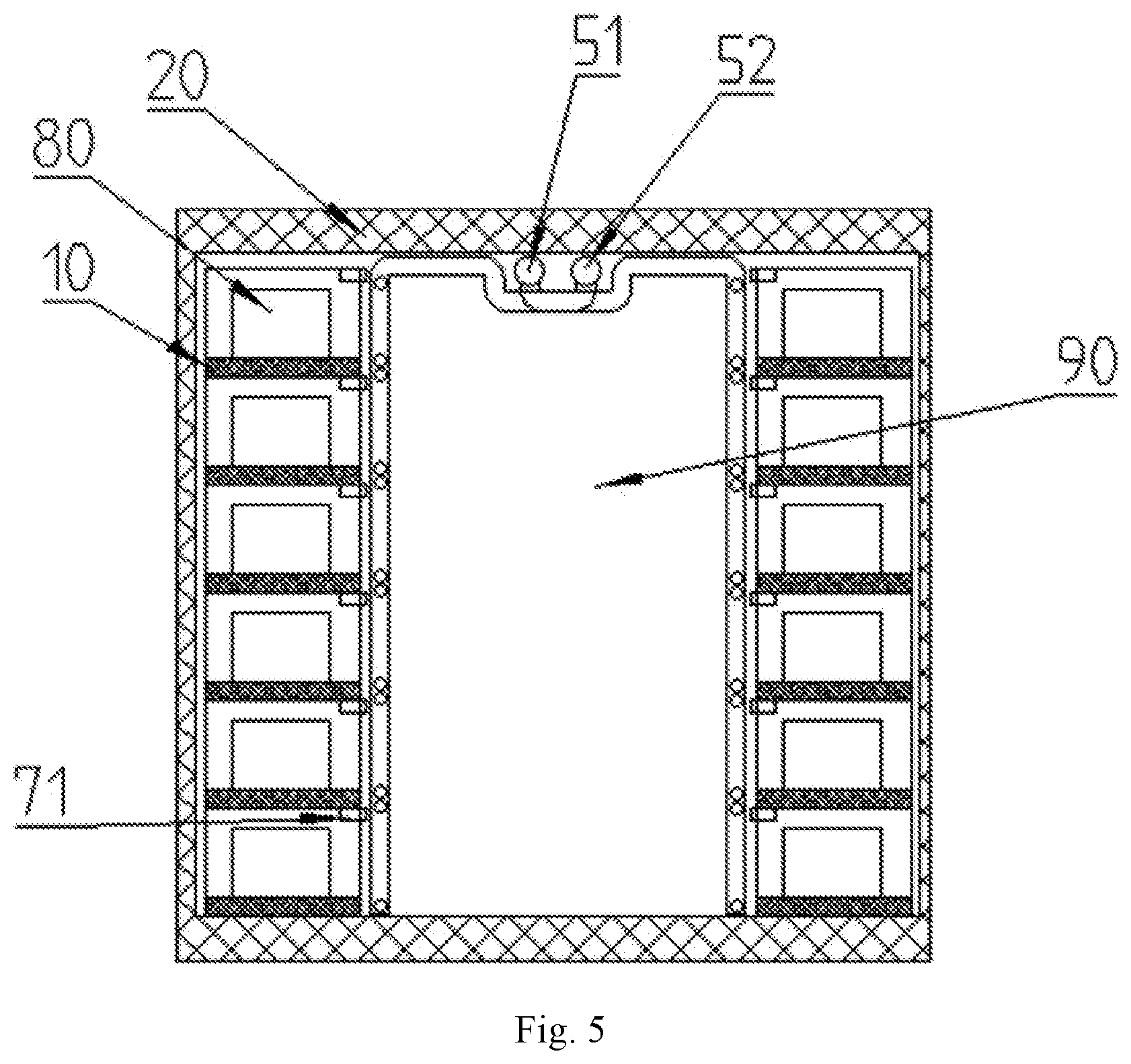 Patent US11778778 Figure 5 – Liquid-cooled container equipment