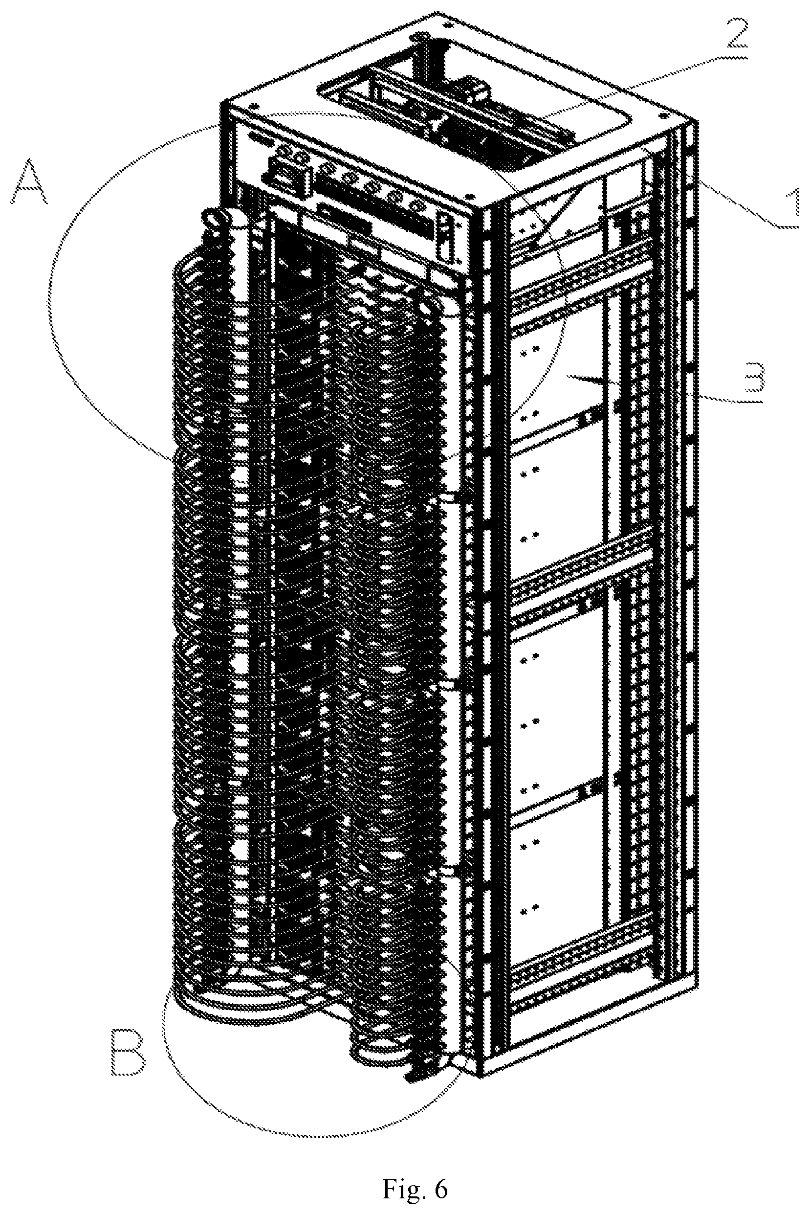 Patent US11778778 Figure 6 – Liquid-cooled container equipment