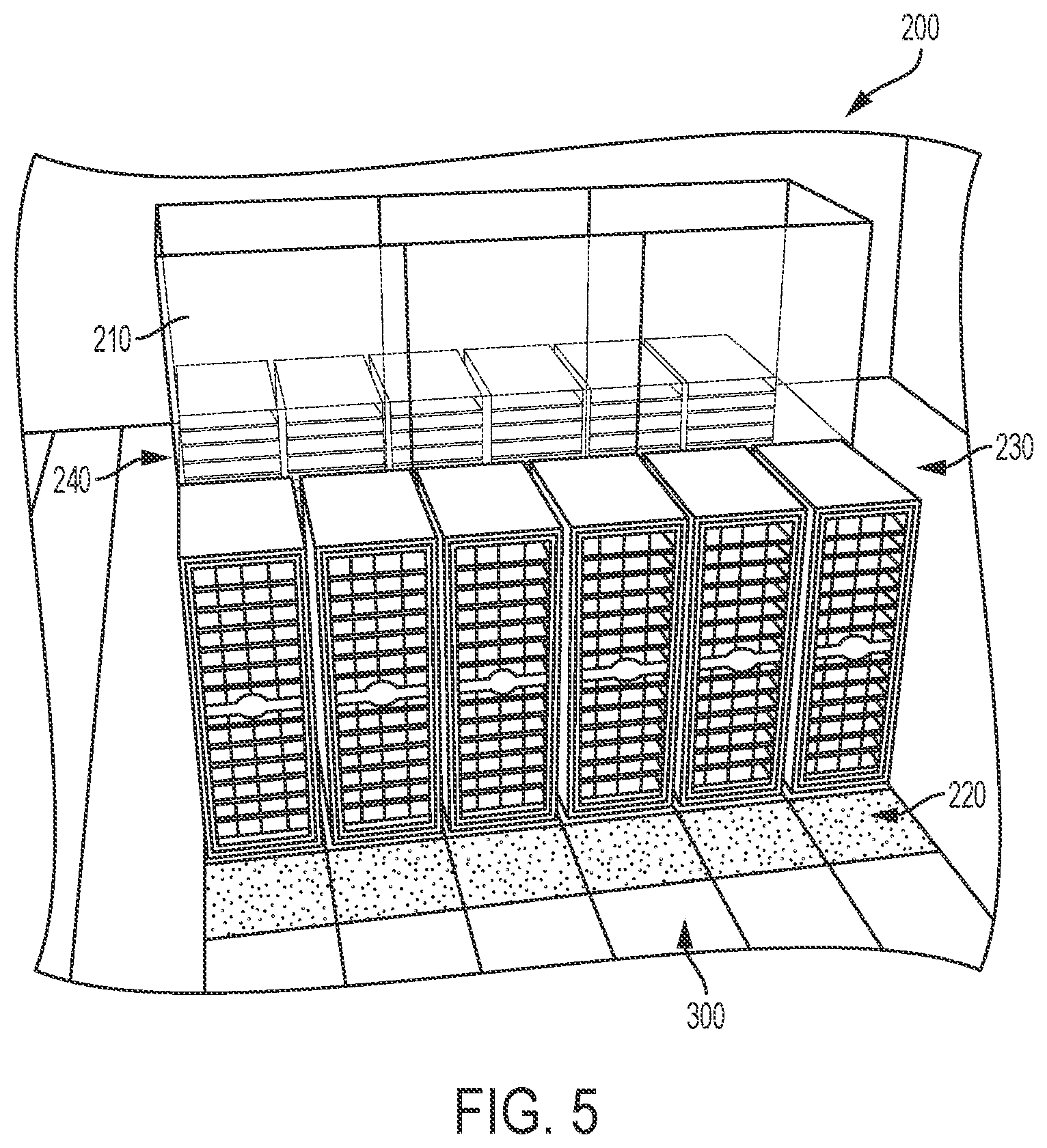 Patent US11778788 Figure 4 – Self-expanding gap filler for decreasing air leakage between adjacent elements in a data center