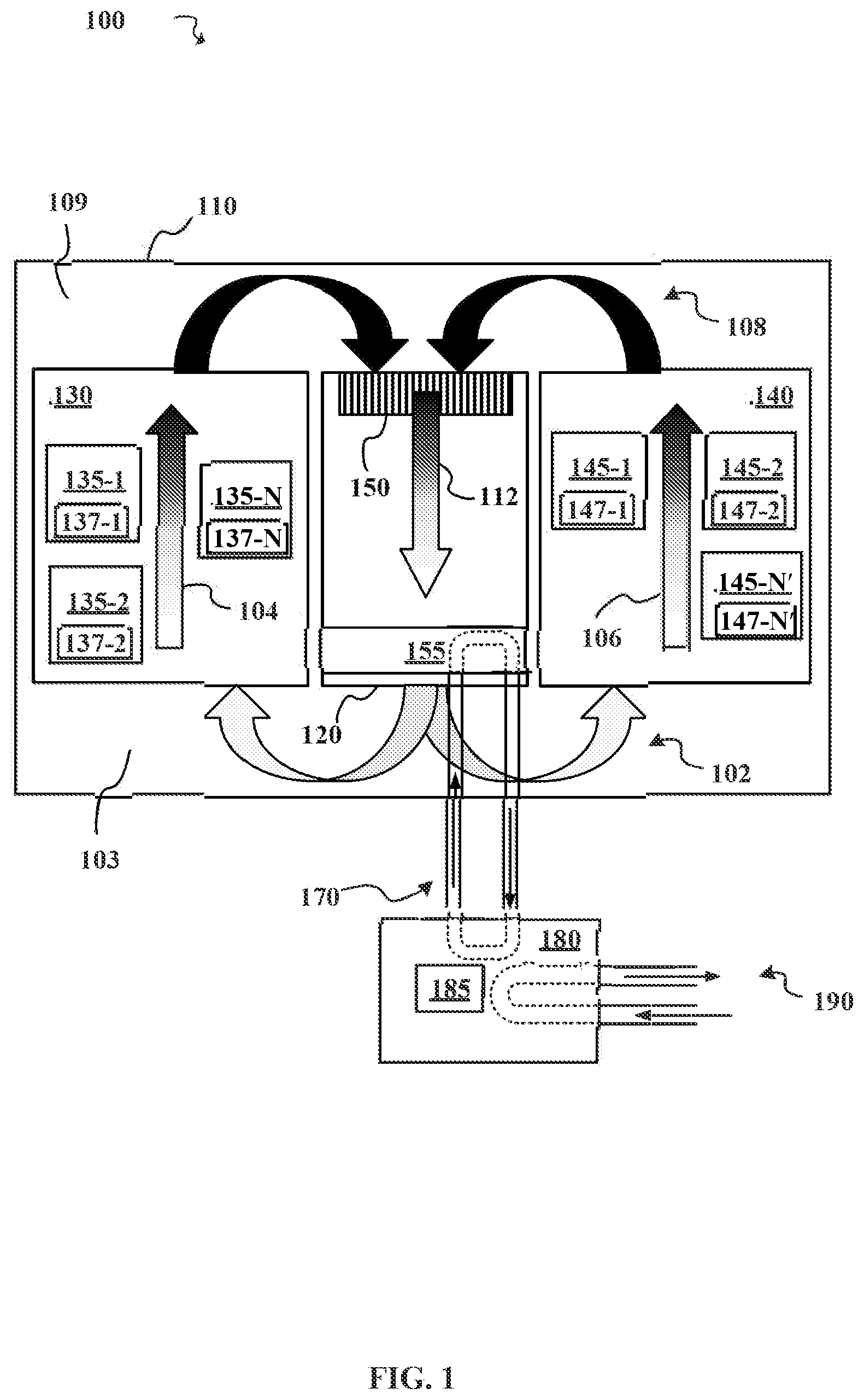 Patent US11778789 — Constant temperature closed-loop airflow containment — Figure 1