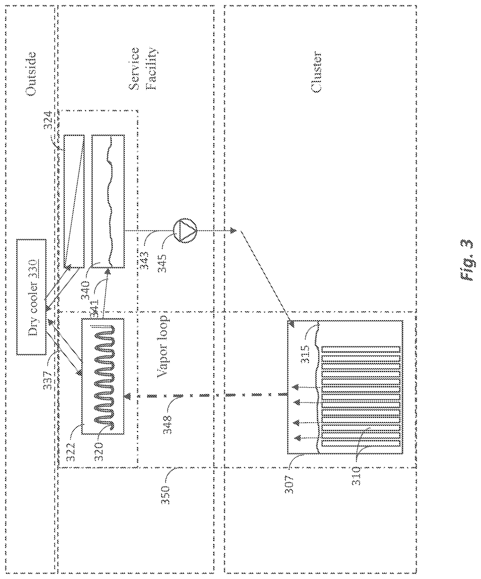 Patent US11778791 Figure 2 – Two phase containment system for servers