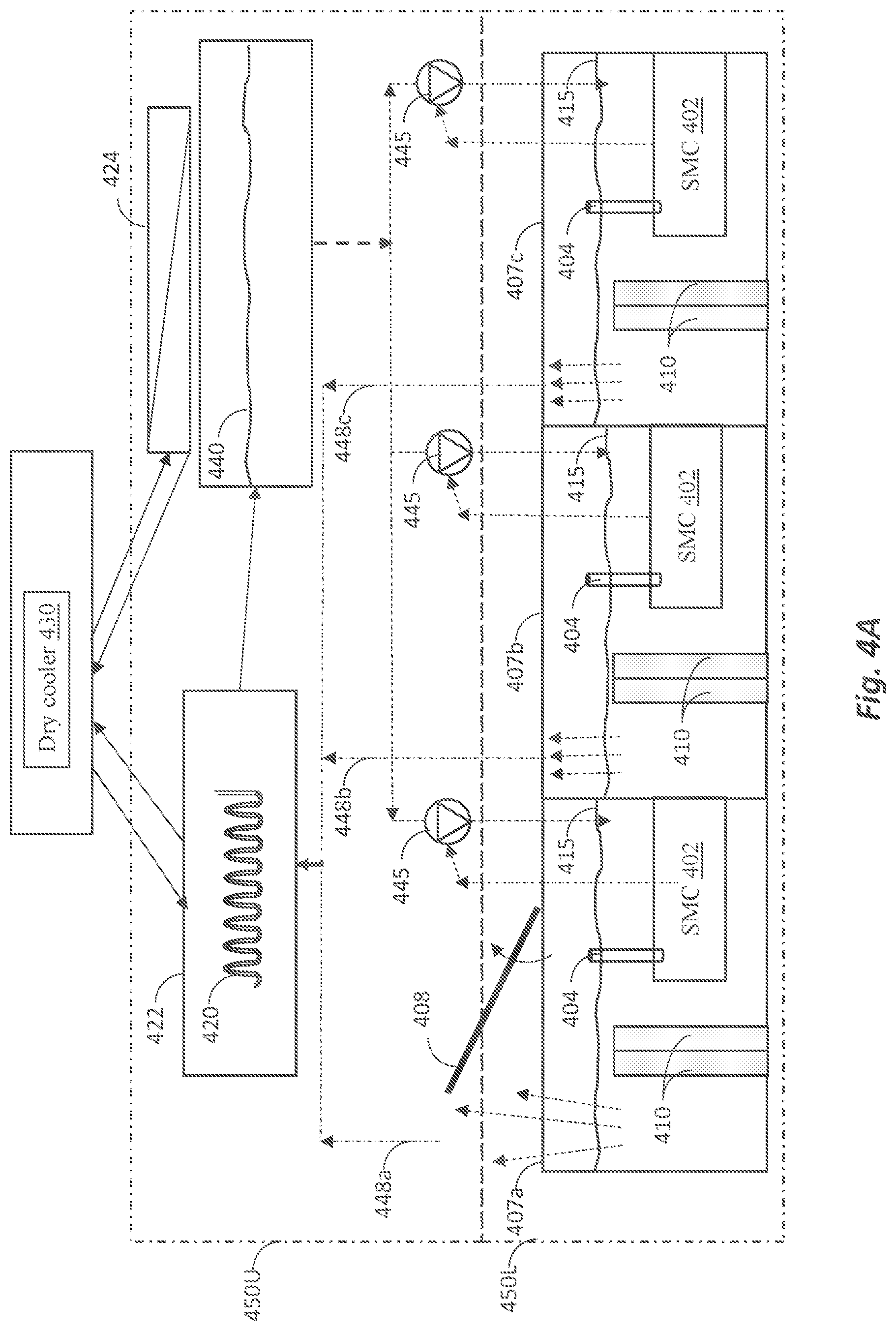 Patent US11778791 Figure 4 – Two phase containment system for servers