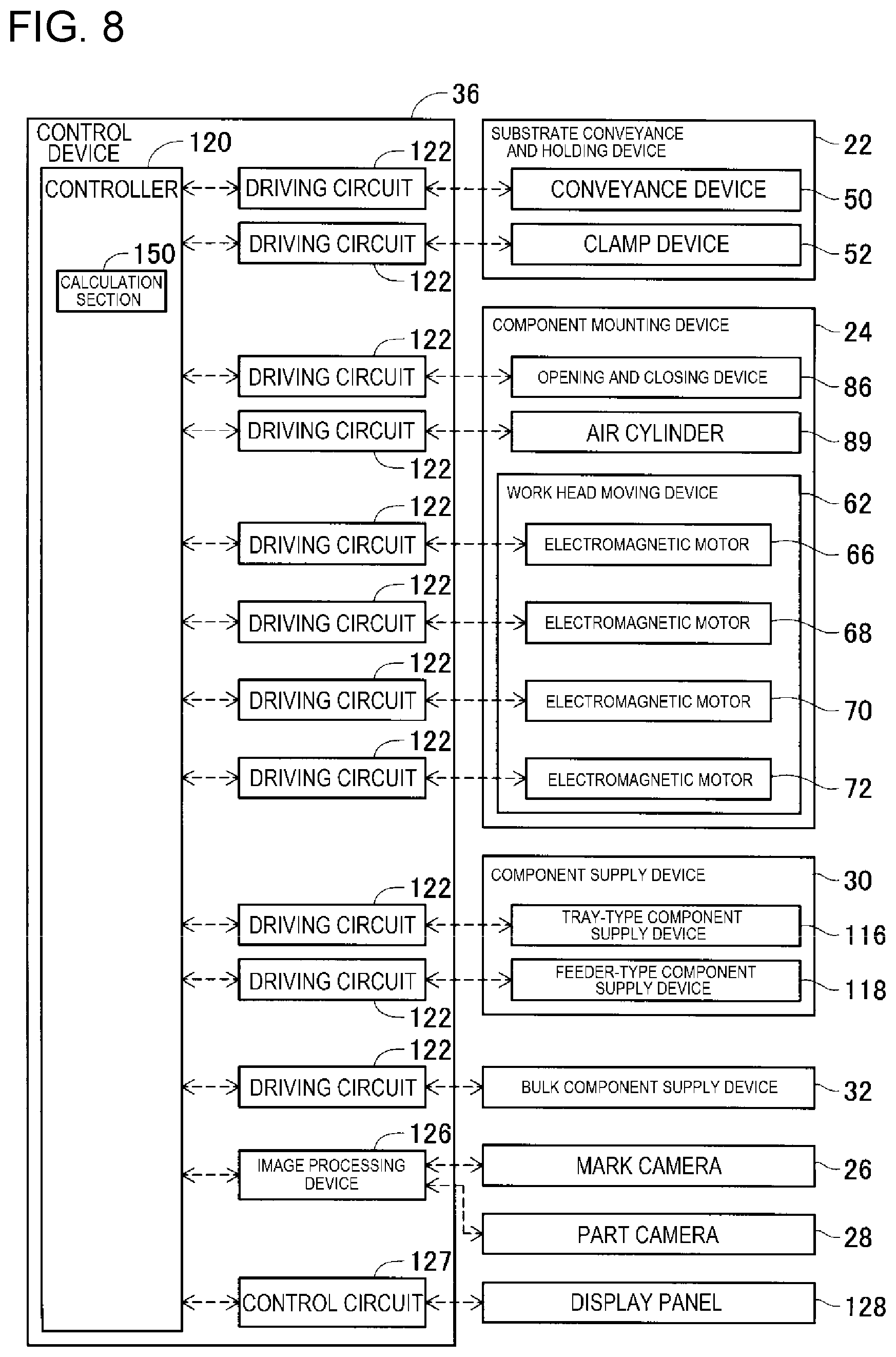 Patent US11778795 Figure 8 – Calculation device