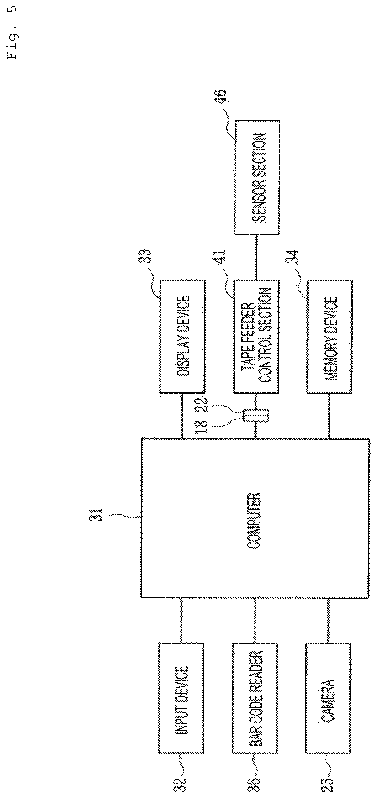 Patent US11778799 Figure 4 – Tape feeder support plate type/component type combination verification system and support plate type/component type combination verification method