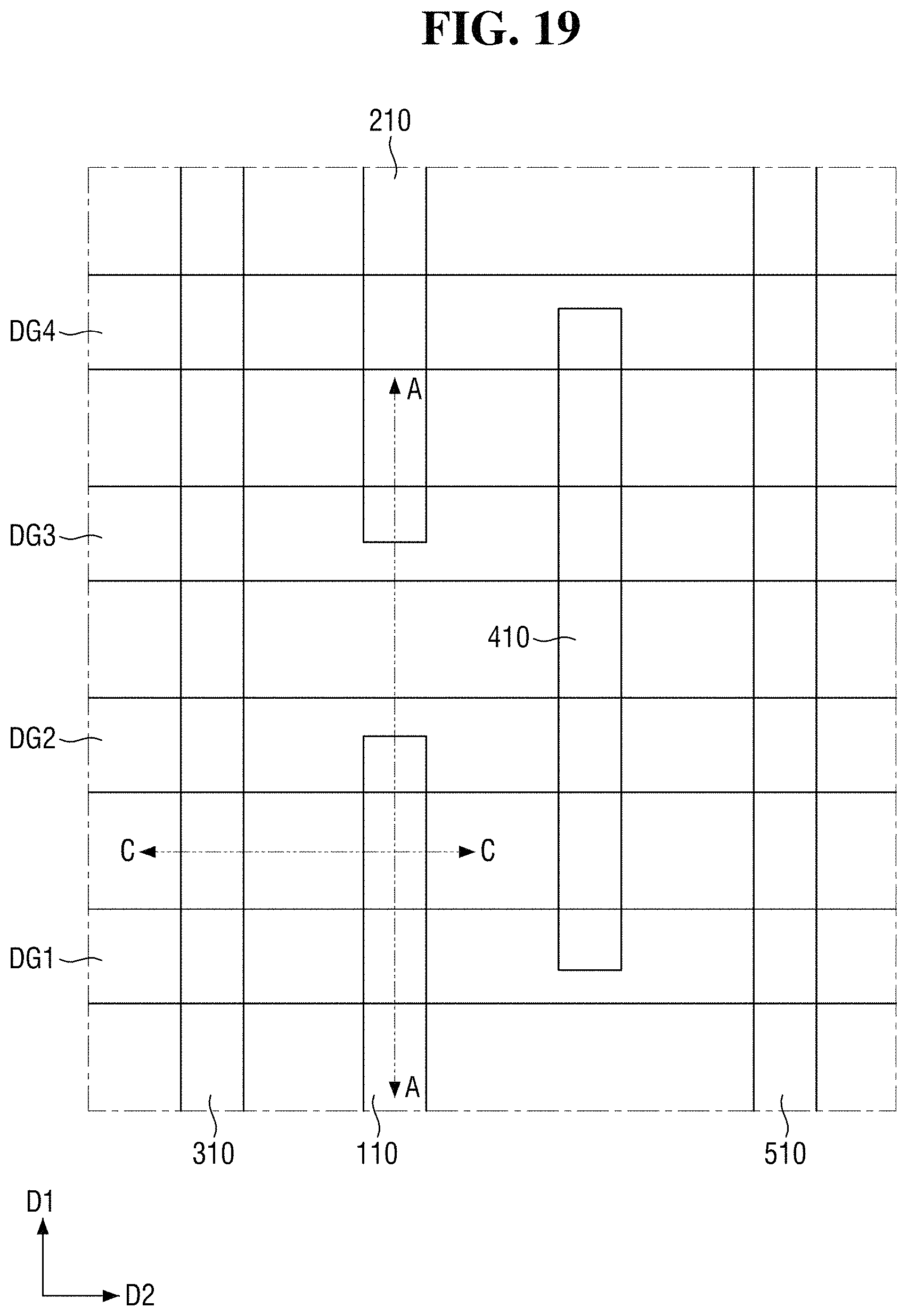 Patent US11778801 Figure 19 – Semiconductor device having a node capping pattern and a gate capping pattern