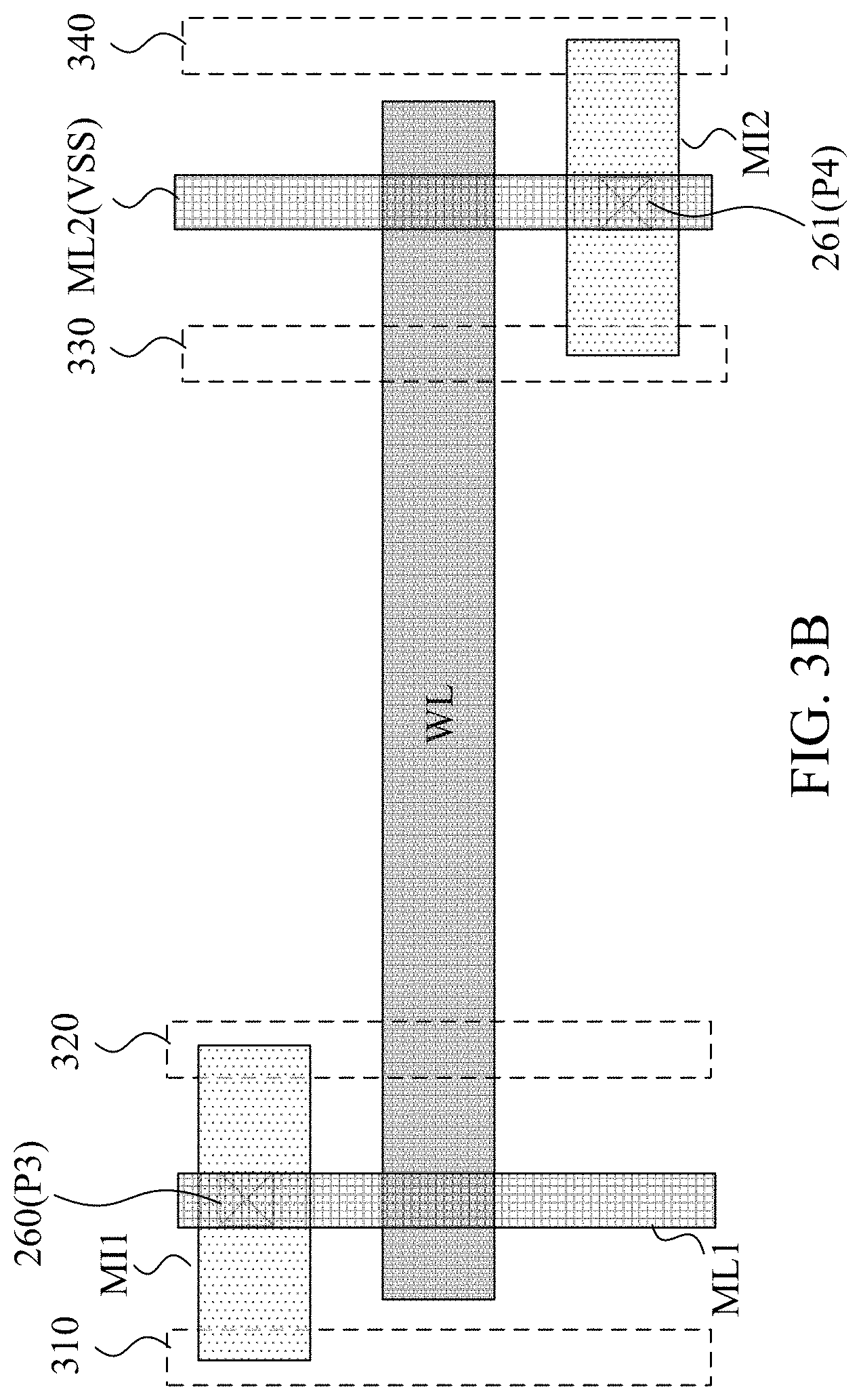 Patent US11778802 Figure 8 – SRAM cell word line structure with reduced RC effects