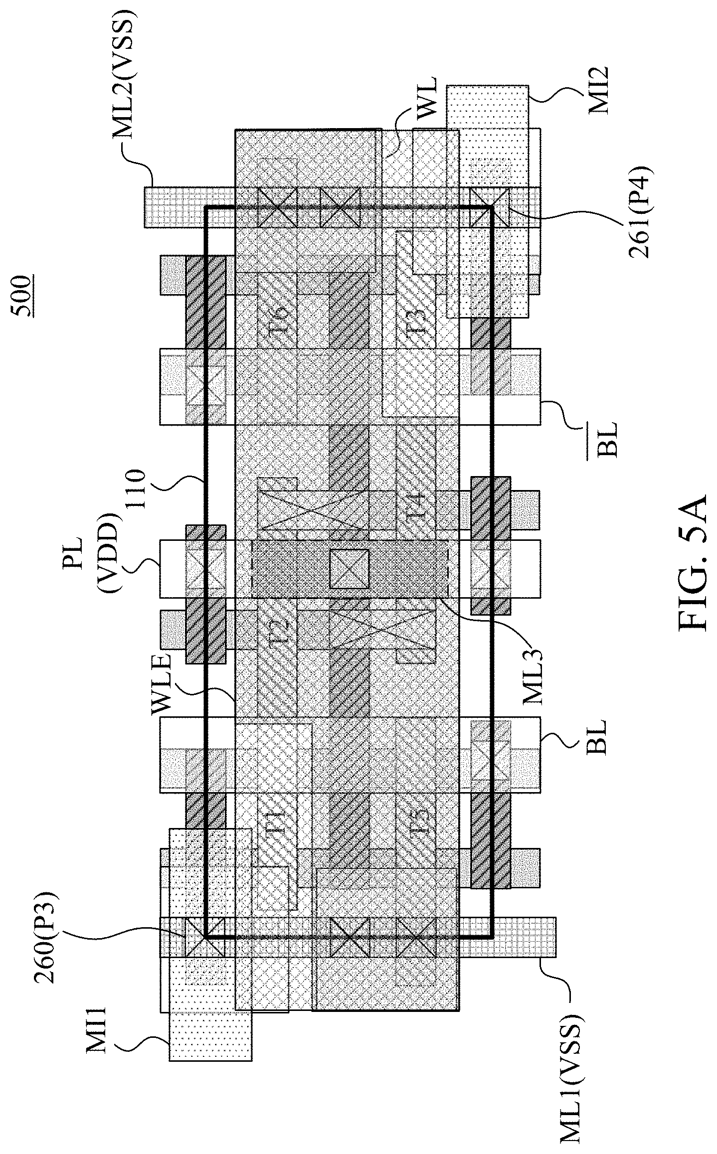 Patent US11778802 Figure 11 – SRAM cell word line structure with reduced RC effects