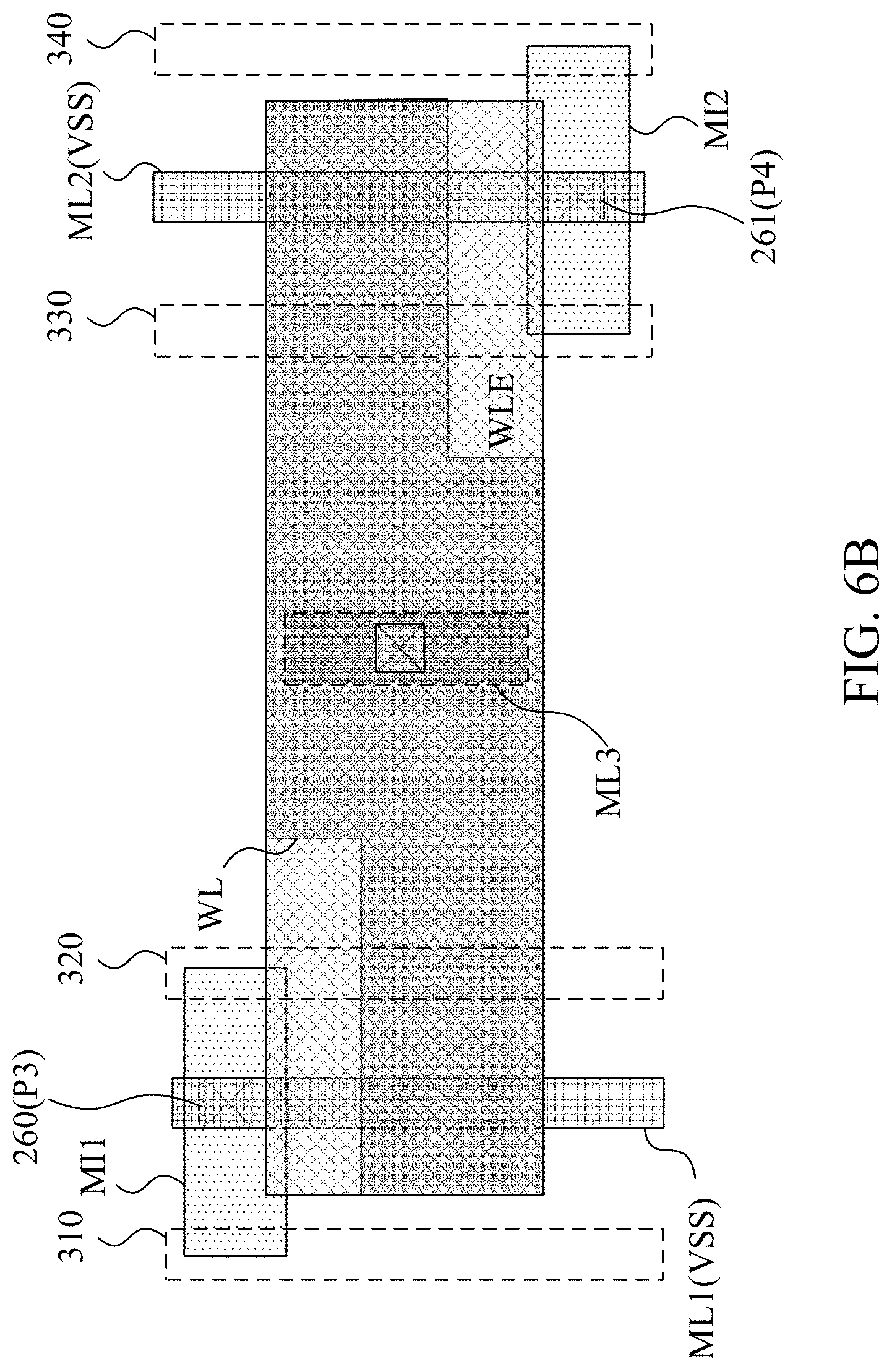 Patent US11778802 Figure 14 – SRAM cell word line structure with reduced RC effects
