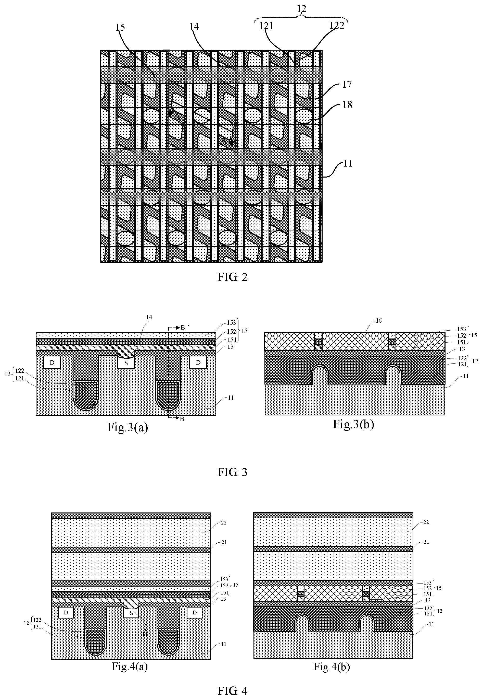 Patent US11778804 Figure 2 – Capacitor array structure and fabrication method thereof