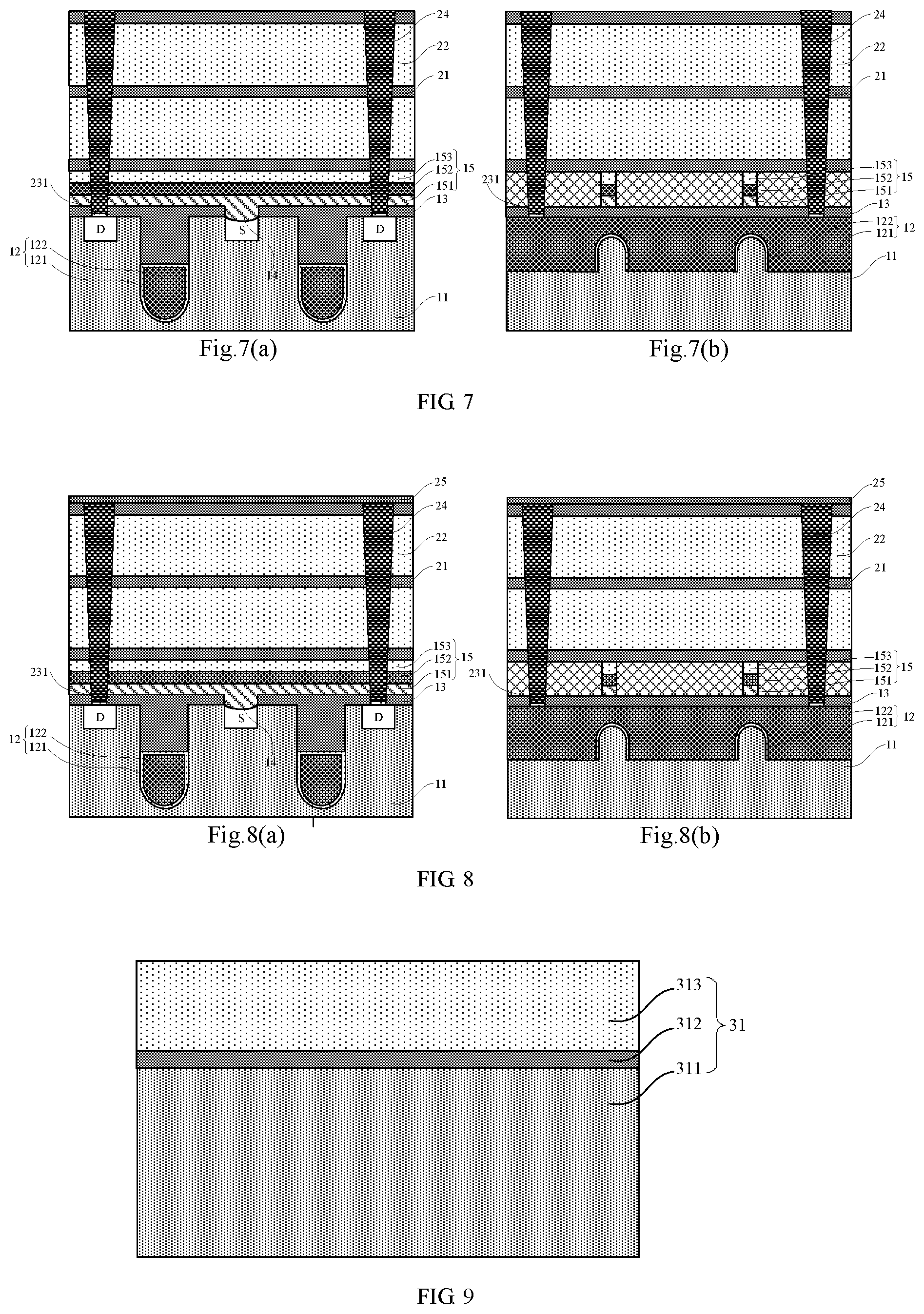 Patent US11778804 Figure 4 – Capacitor array structure and fabrication method thereof