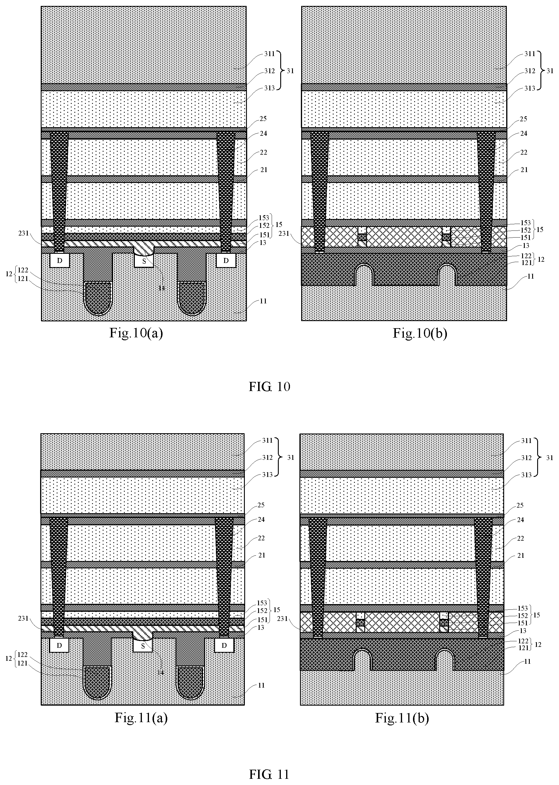Patent US11778804 Figure 5 – Capacitor array structure and fabrication method thereof