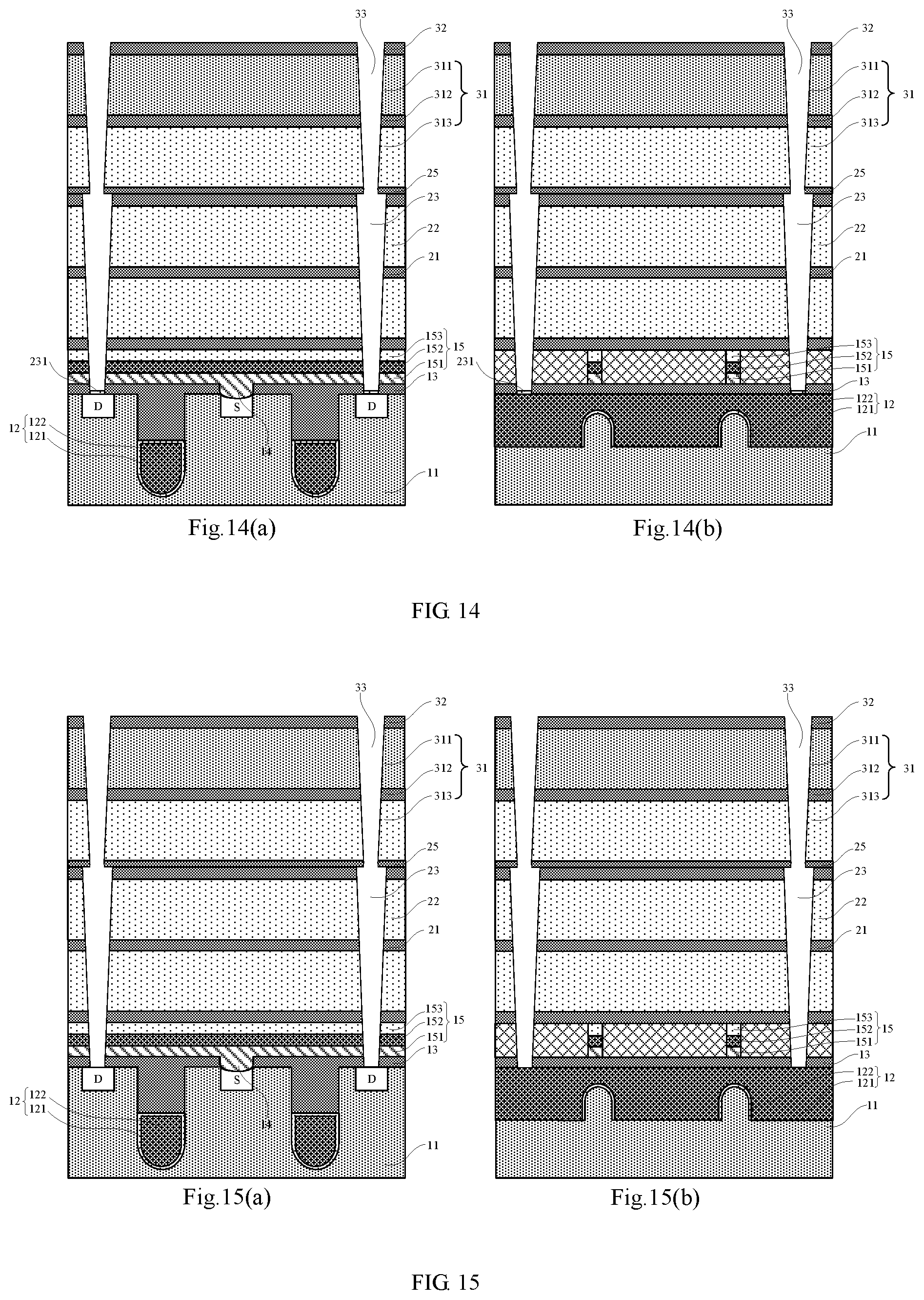 Patent US11778804 Figure 7 – Capacitor array structure and fabrication method thereof