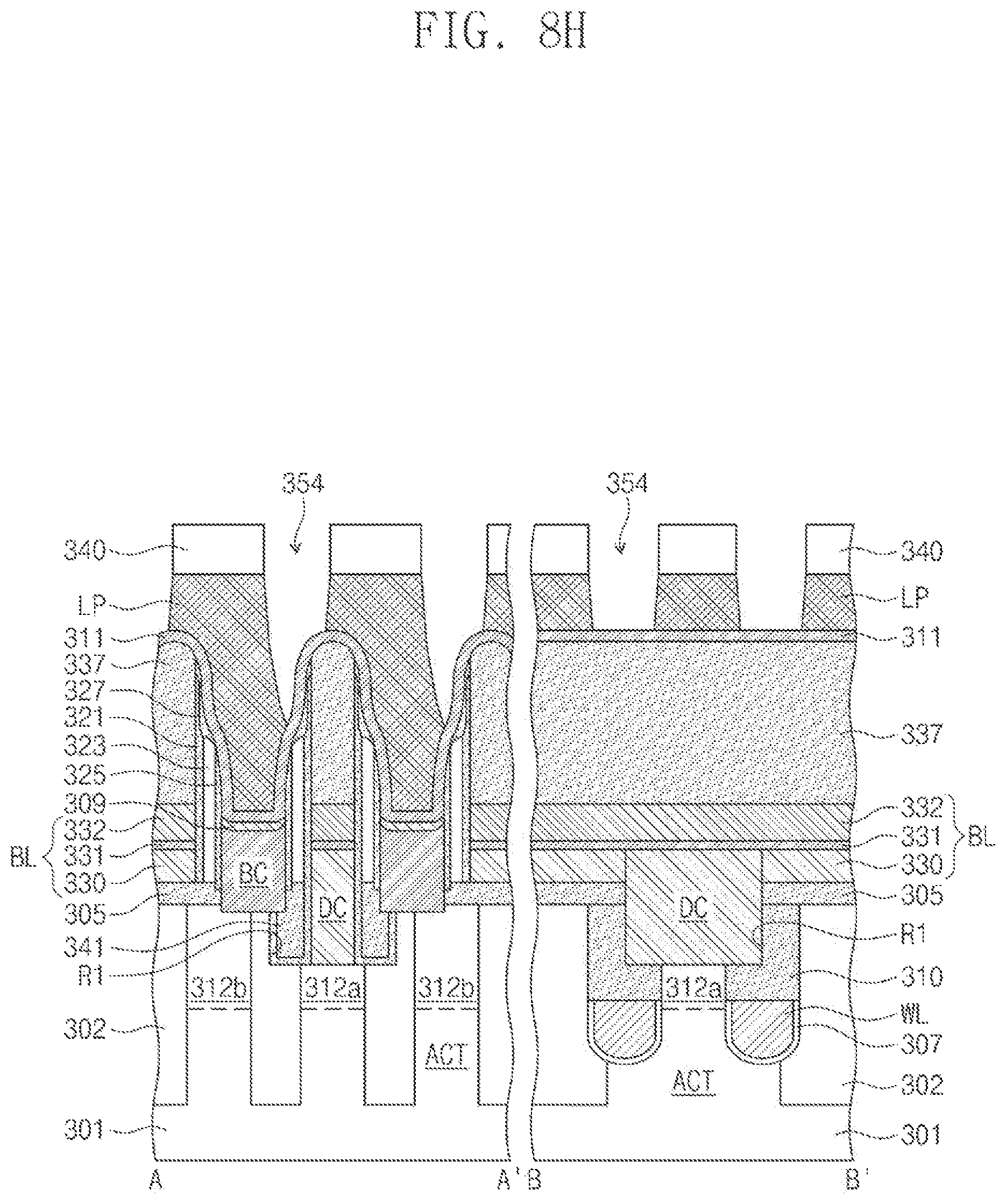 Patent US11778805 Figure 15 – Semiconductor memory devices and methods of fabricating the same