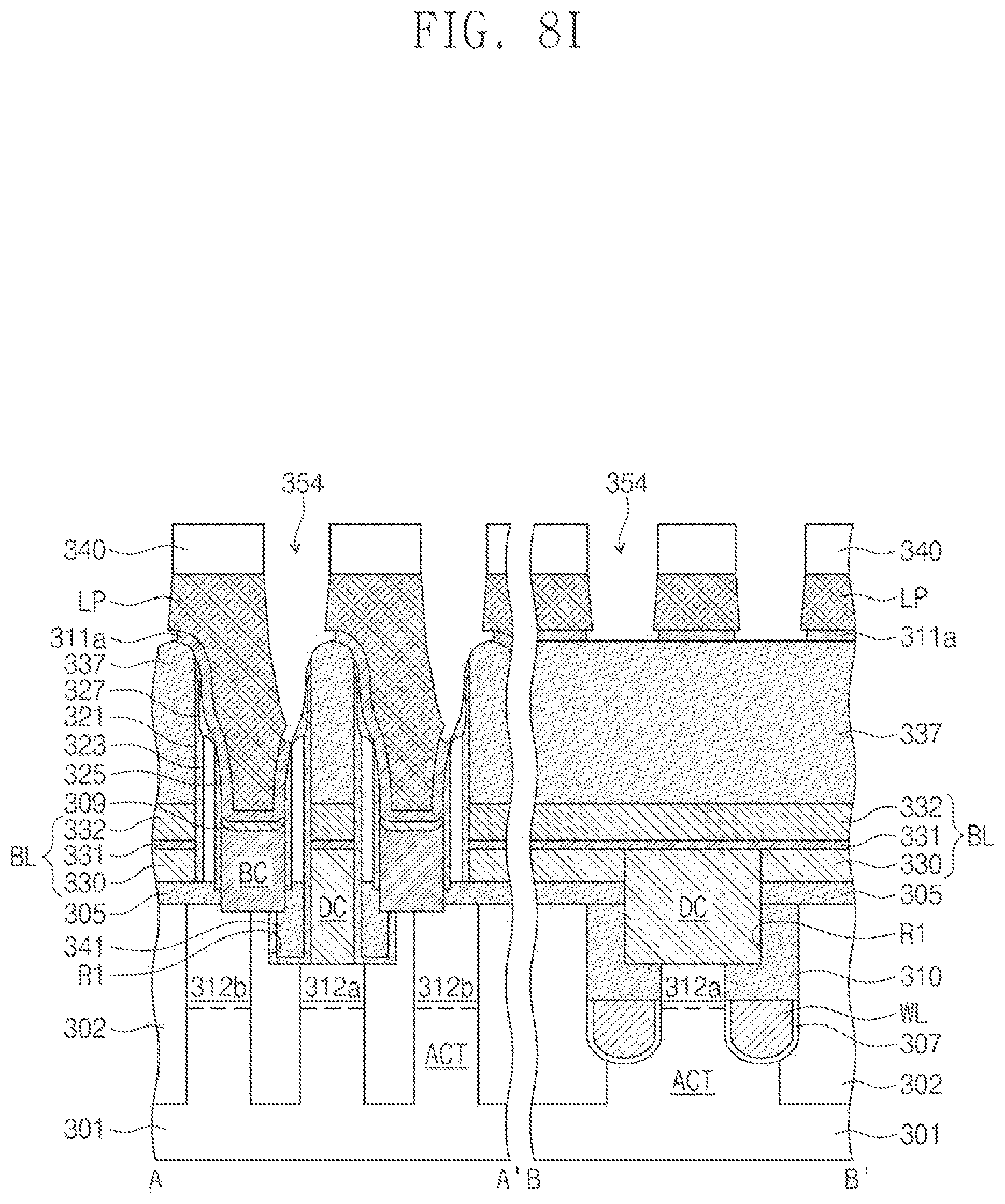 Patent US11778805 Figure 16 – Semiconductor memory devices and methods of fabricating the same
