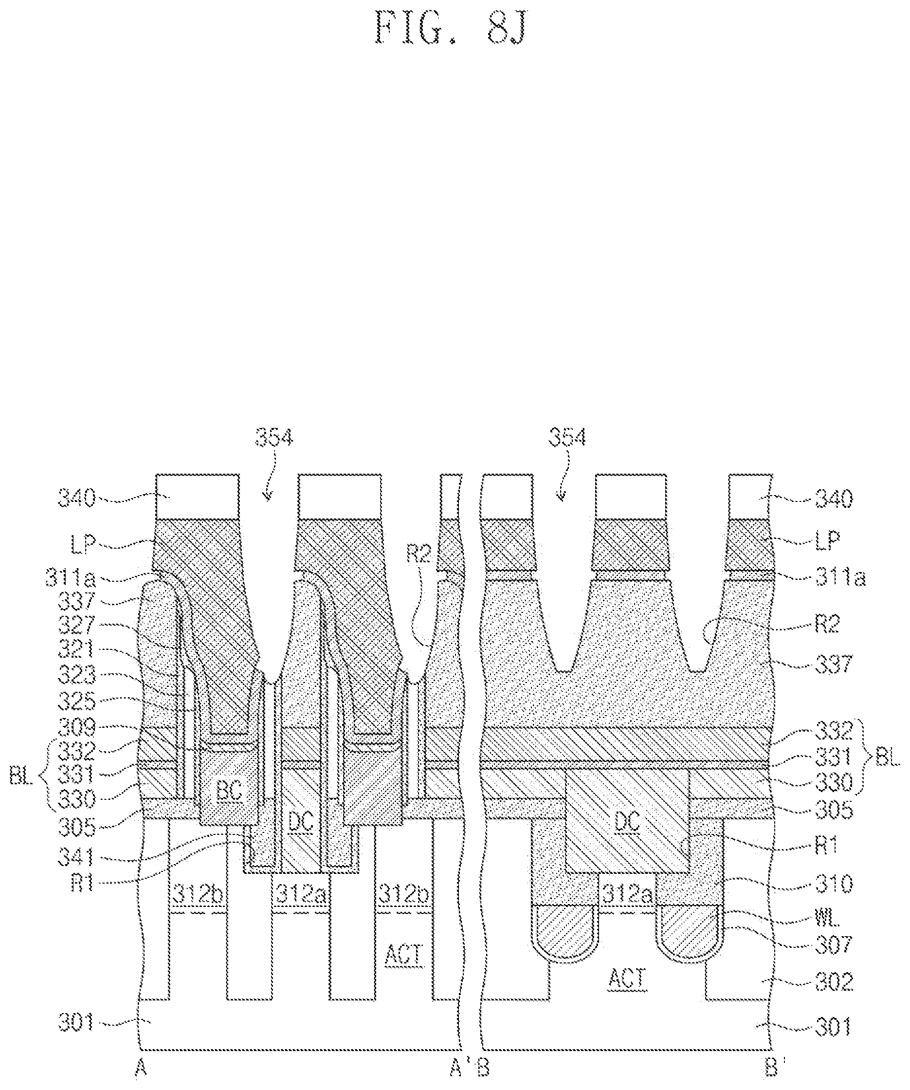 Patent US11778805 Figure 17 – Semiconductor memory devices and methods of fabricating the same