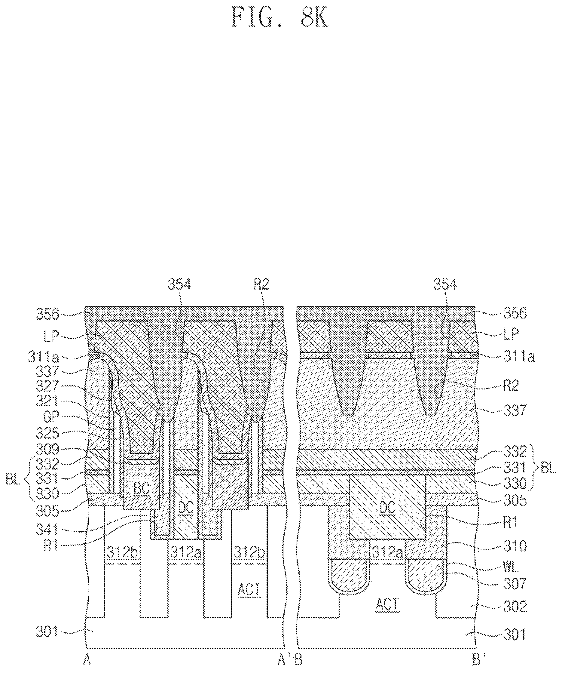 Patent US11778805 Figure 18 – Semiconductor memory devices and methods of fabricating the same