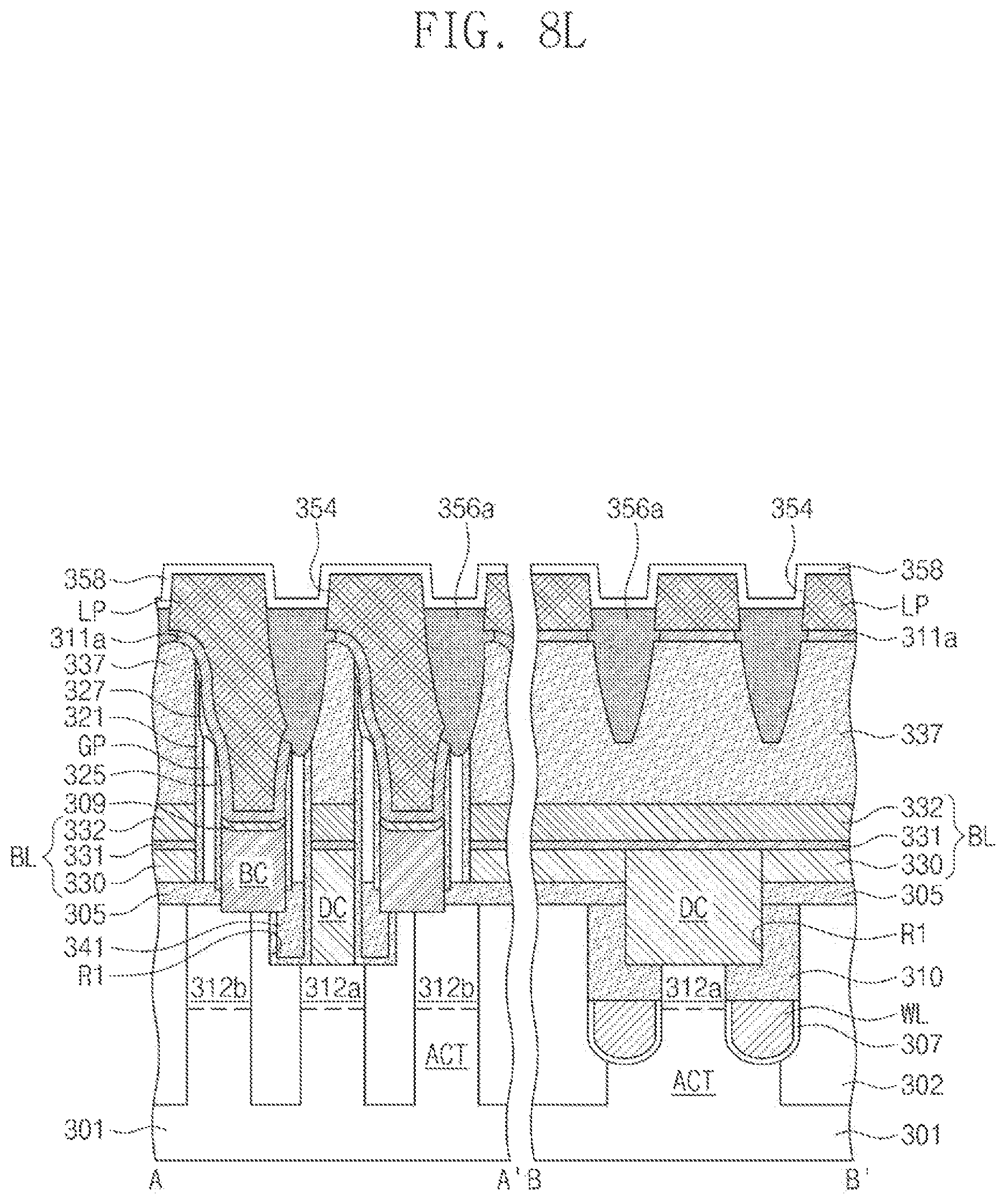Patent US11778805 Figure 19 – Semiconductor memory devices and methods of fabricating the same