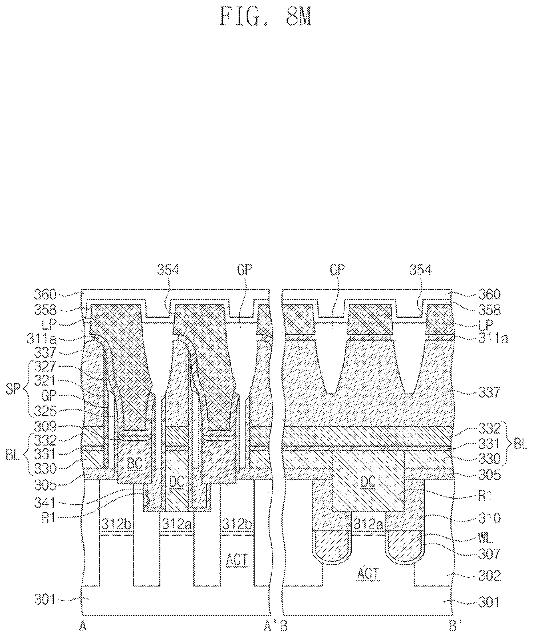 Patent US11778805 Figure 20 – Semiconductor memory devices and methods of fabricating the same