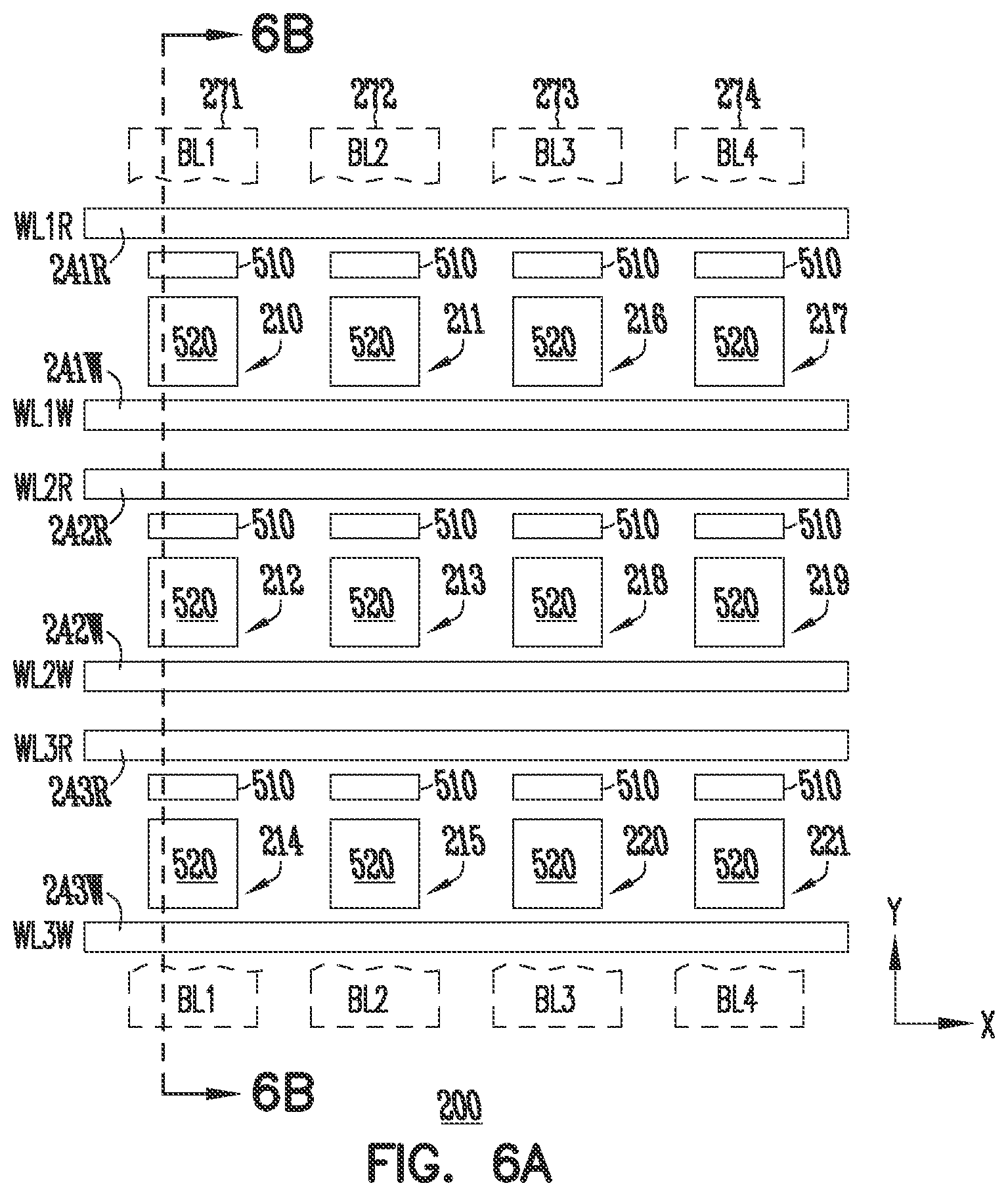 Patent US11778806 Figure 8 – Memory device having 2-transistor vertical memory cell and separate read and write gates