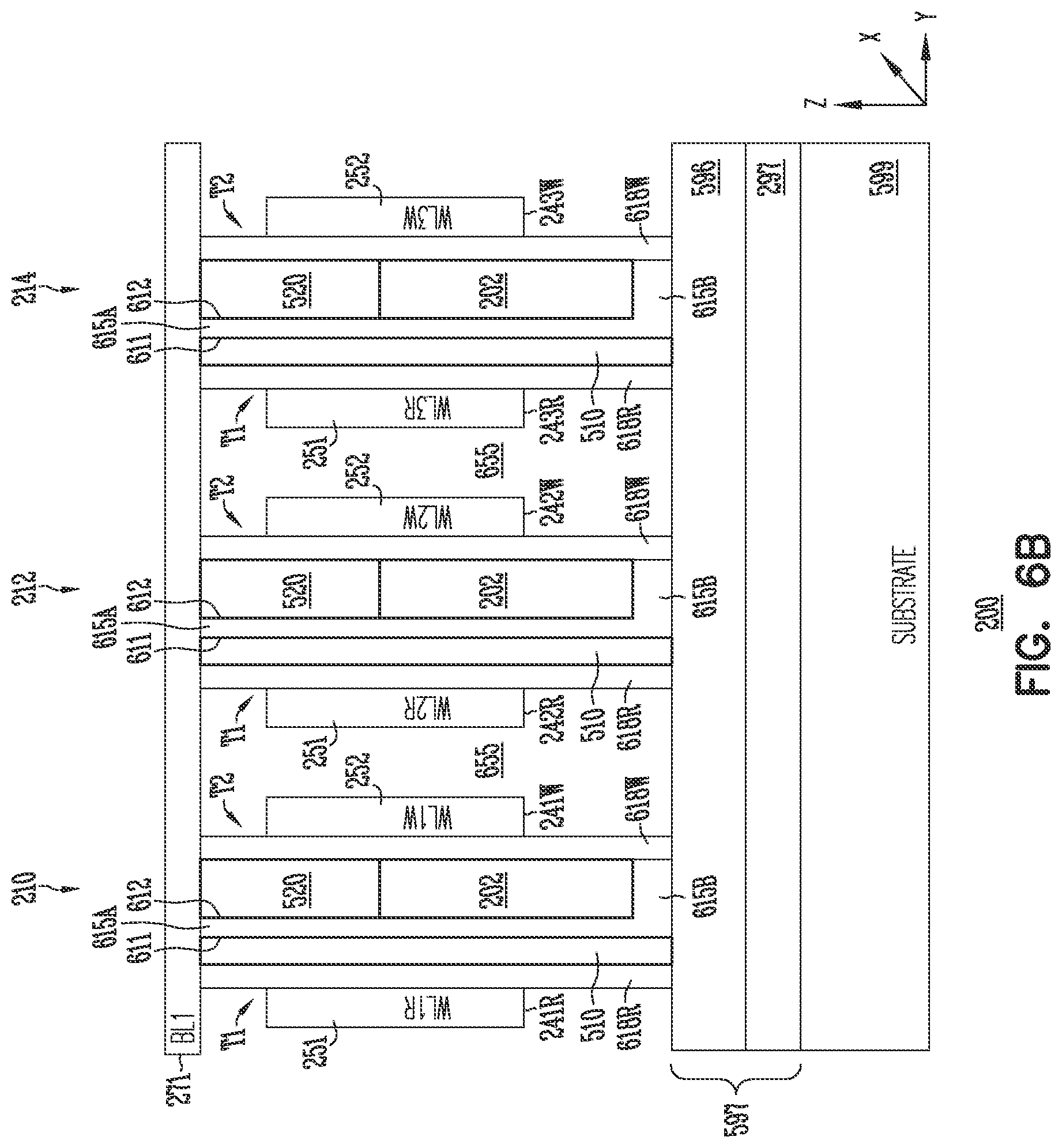 Patent US11778806 Figure 9 – Memory device having 2-transistor vertical memory cell and separate read and write gates