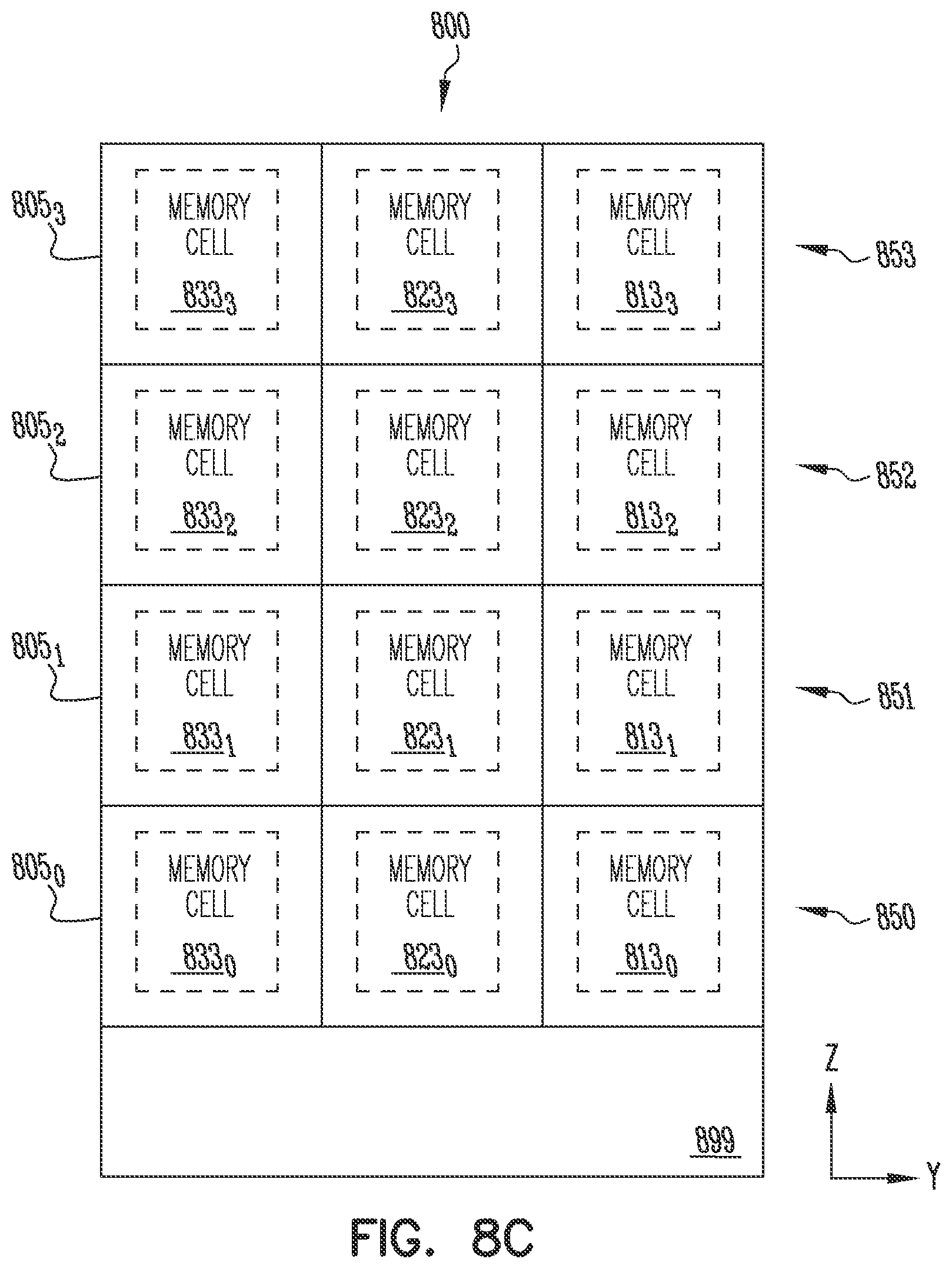 Patent US11778806 Figure 14 – Memory device having 2-transistor vertical memory cell and separate read and write gates