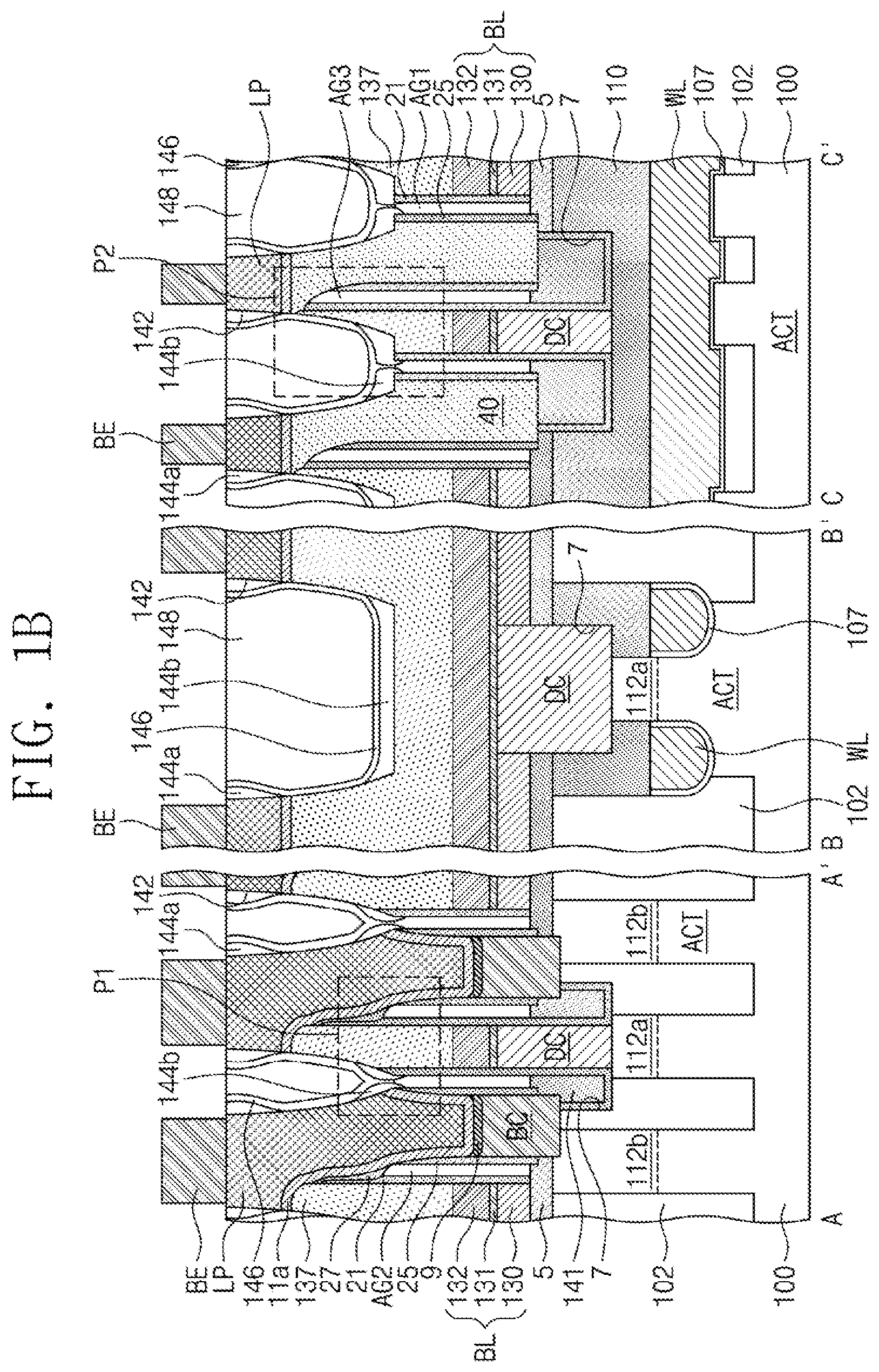 Patent US11778807 Figure 2 – Semiconductor memory device and method of fabricating the same