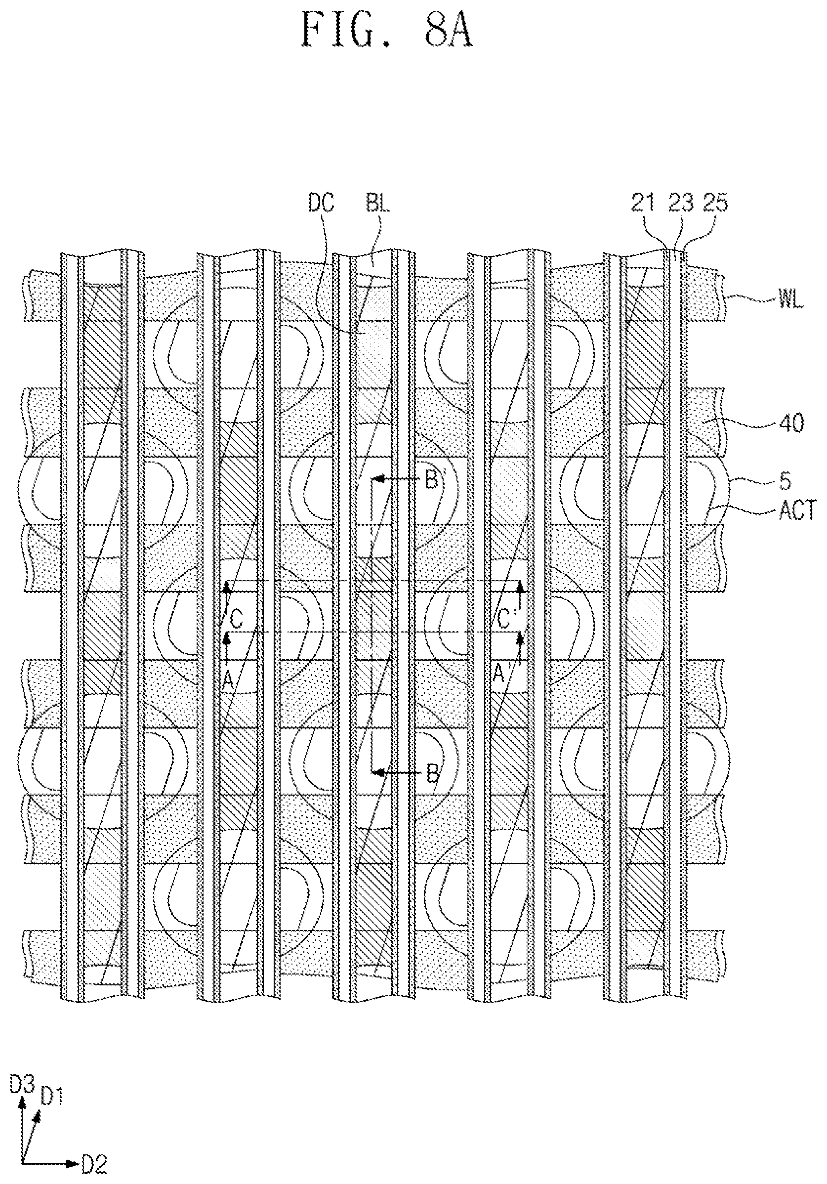 Patent US11778807 Figure 16 – Semiconductor memory device and method of fabricating the same