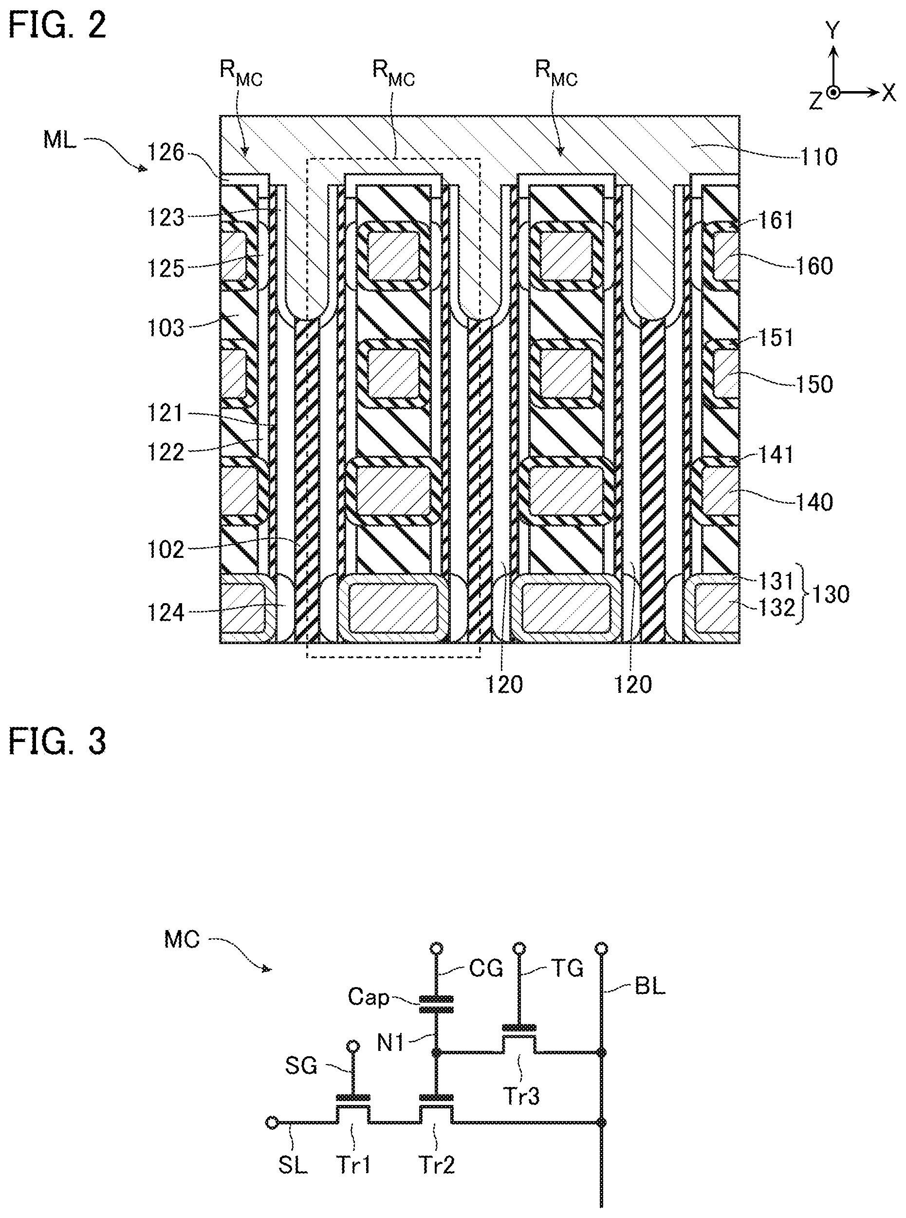 Patent US11778808 Figure 2 – Semiconductor memory device