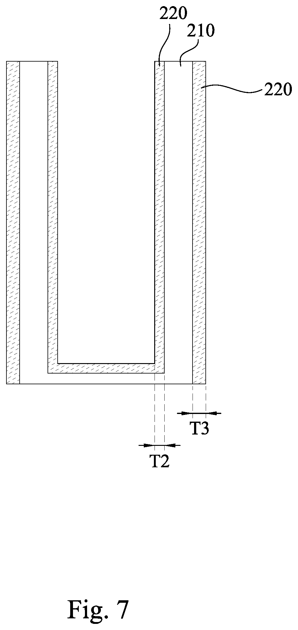 Patent US11778809 Figure 7 – Capcitor structure and method of forming thereof
