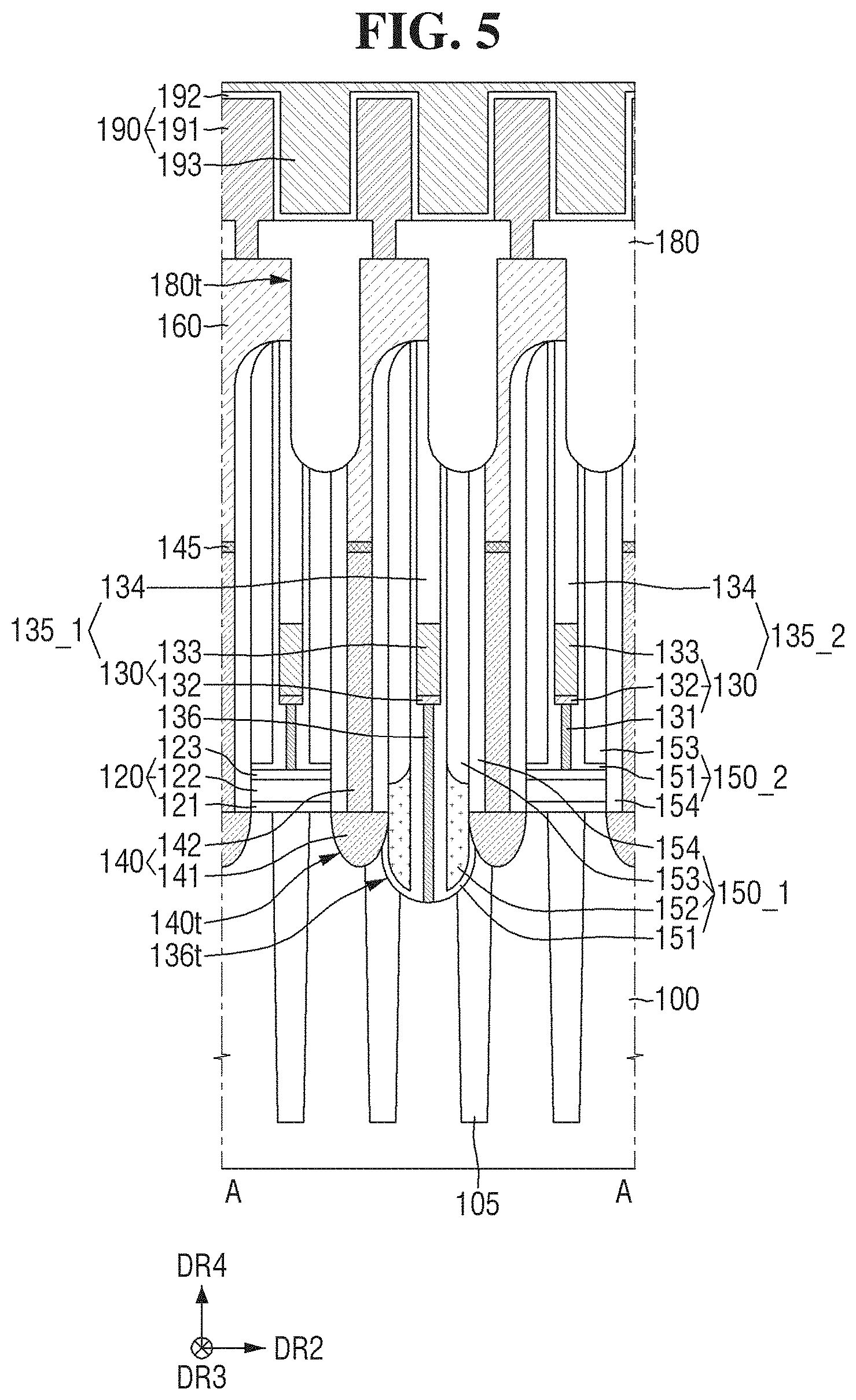 Patent US11778810 Figure 5 – Semiconductor device