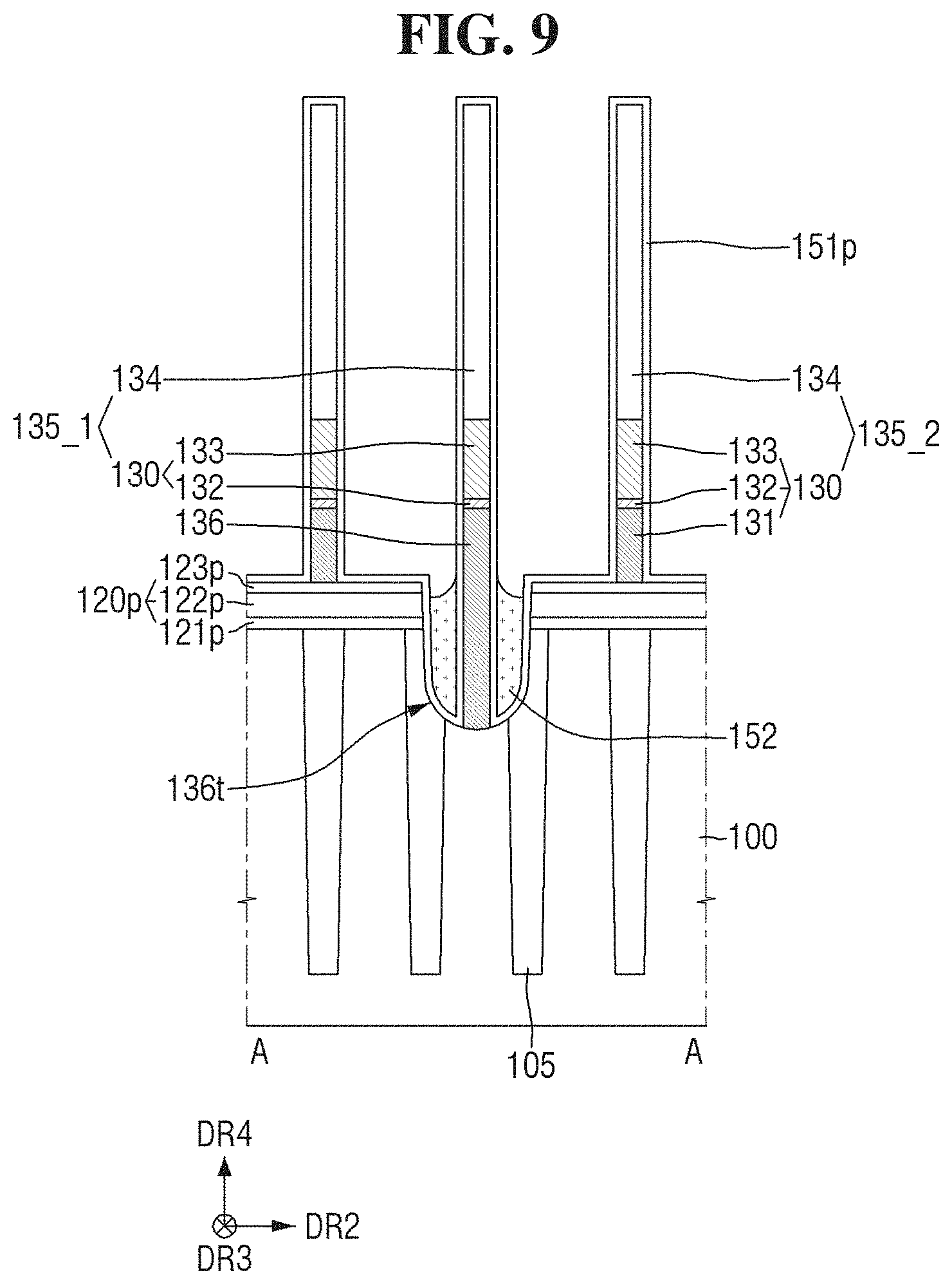 Patent US11778810 Figure 9 – Semiconductor device