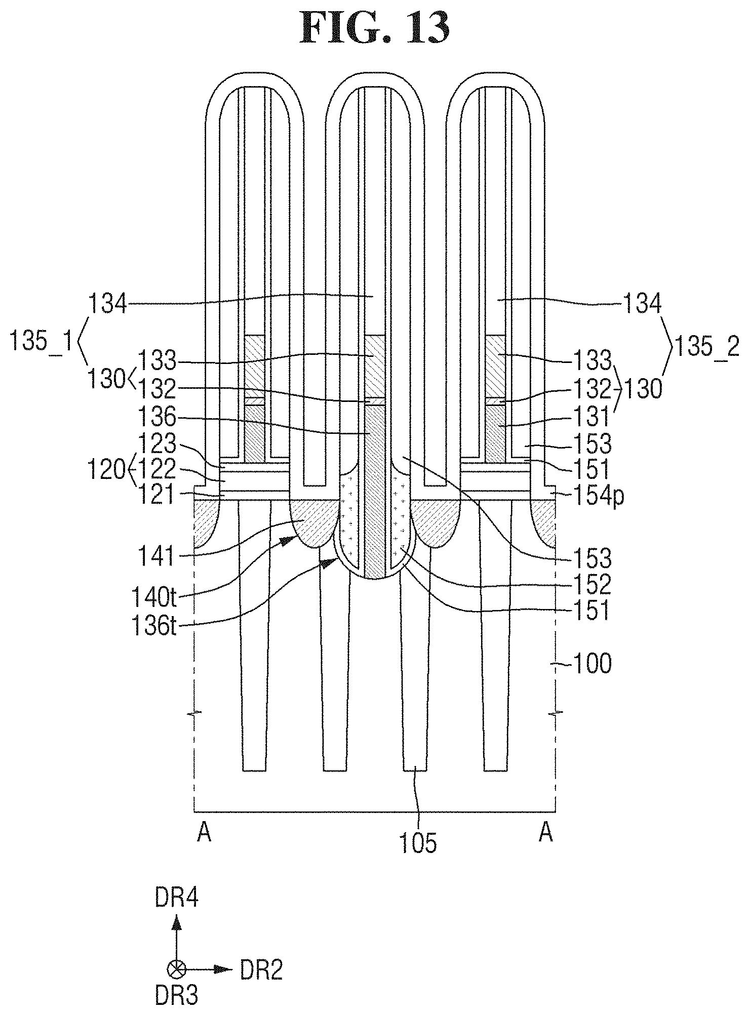 Patent US11778810 Figure 13 – Semiconductor device