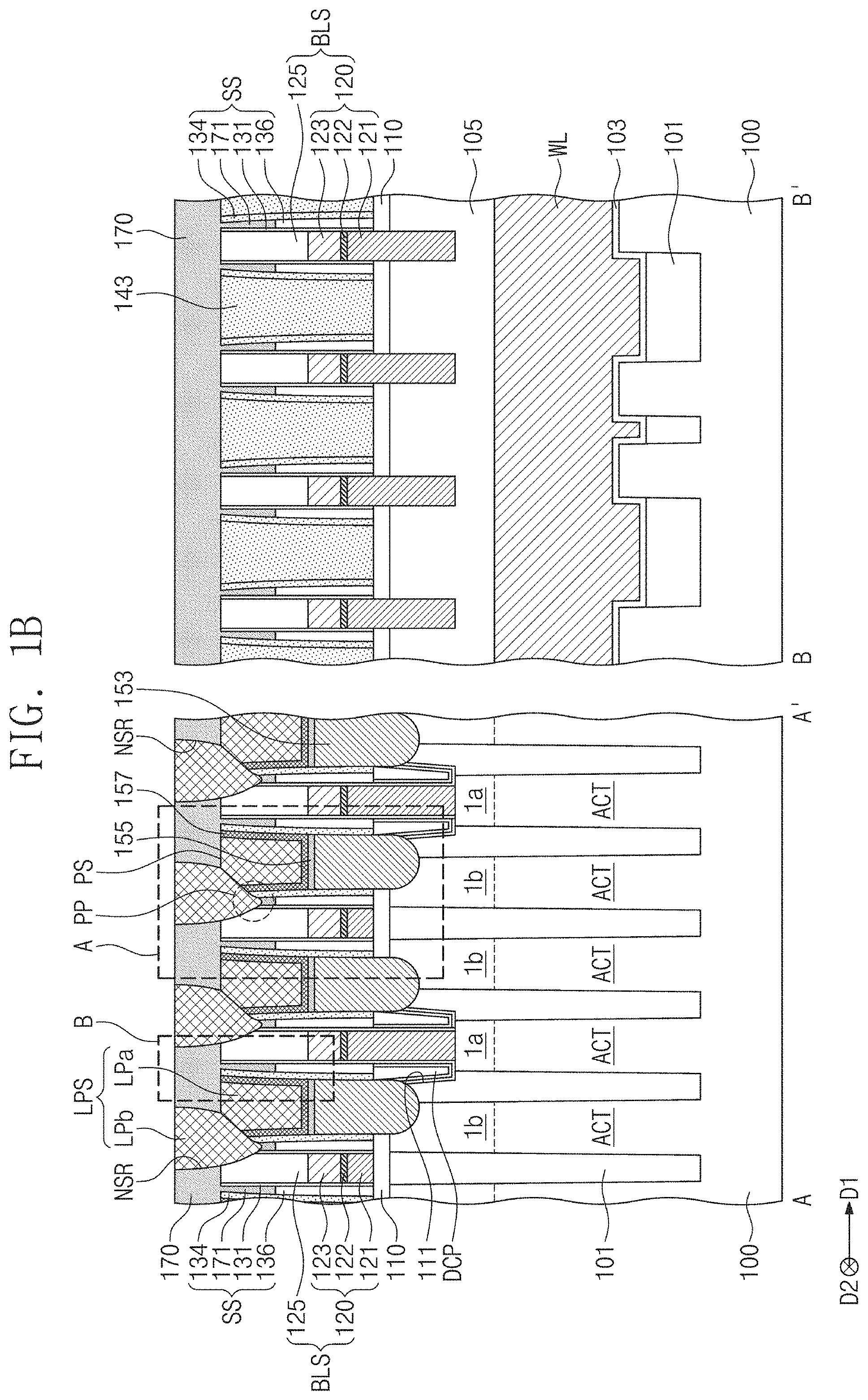 Patent US11778811 Figure 2 – Semiconductor memory device and method of fabricating the same