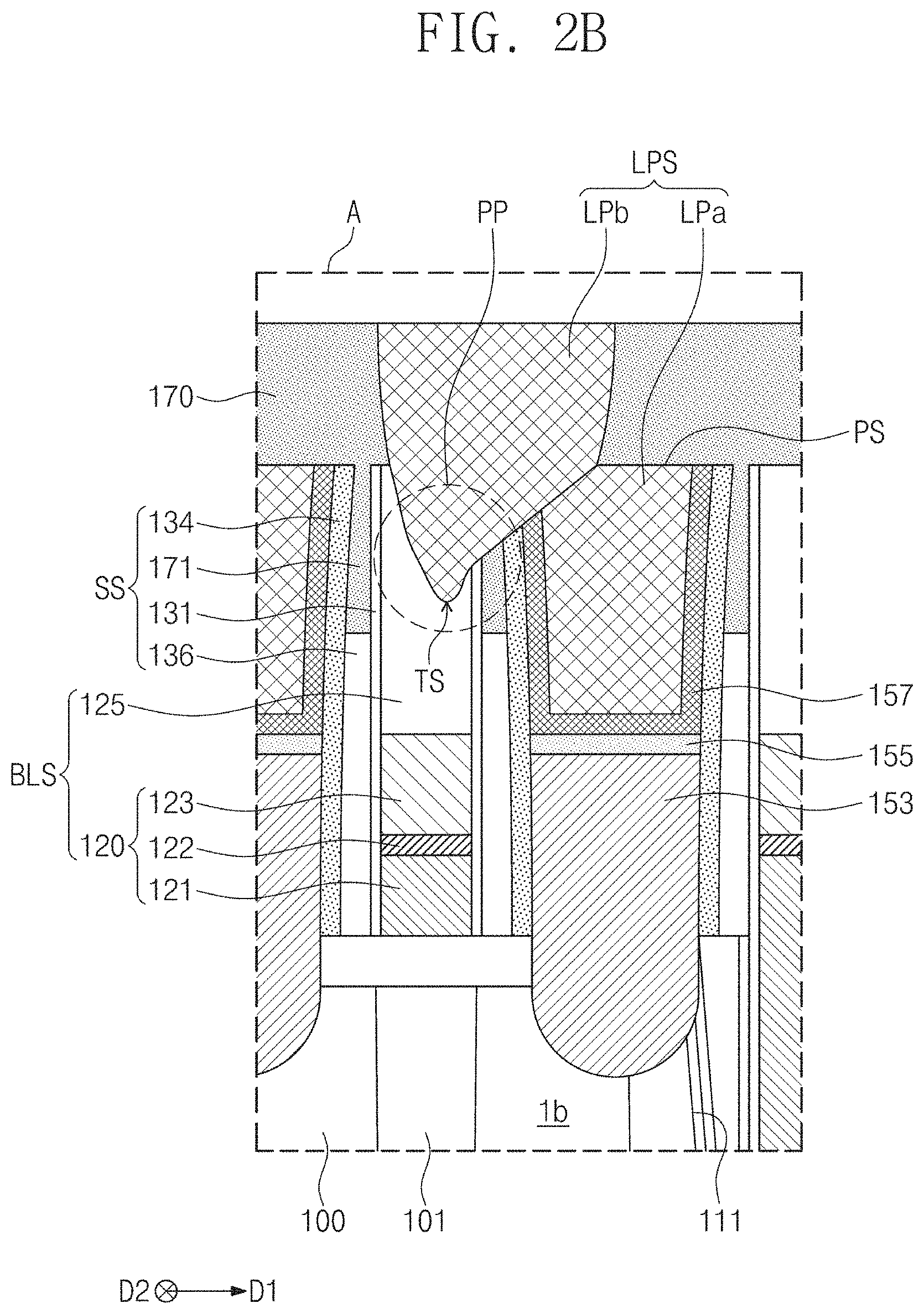 Patent US11778811 Figure 5 – Semiconductor memory device and method of fabricating the same