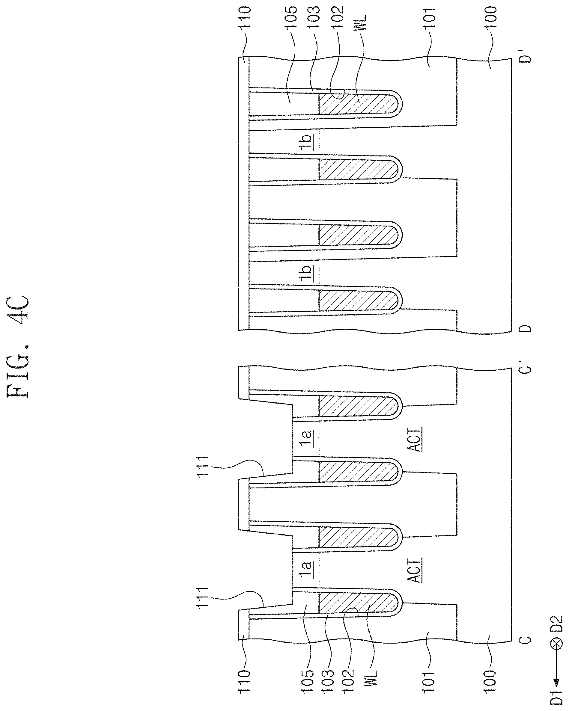 Patent US11778811 Figure 10 – Semiconductor memory device and method of fabricating the same
