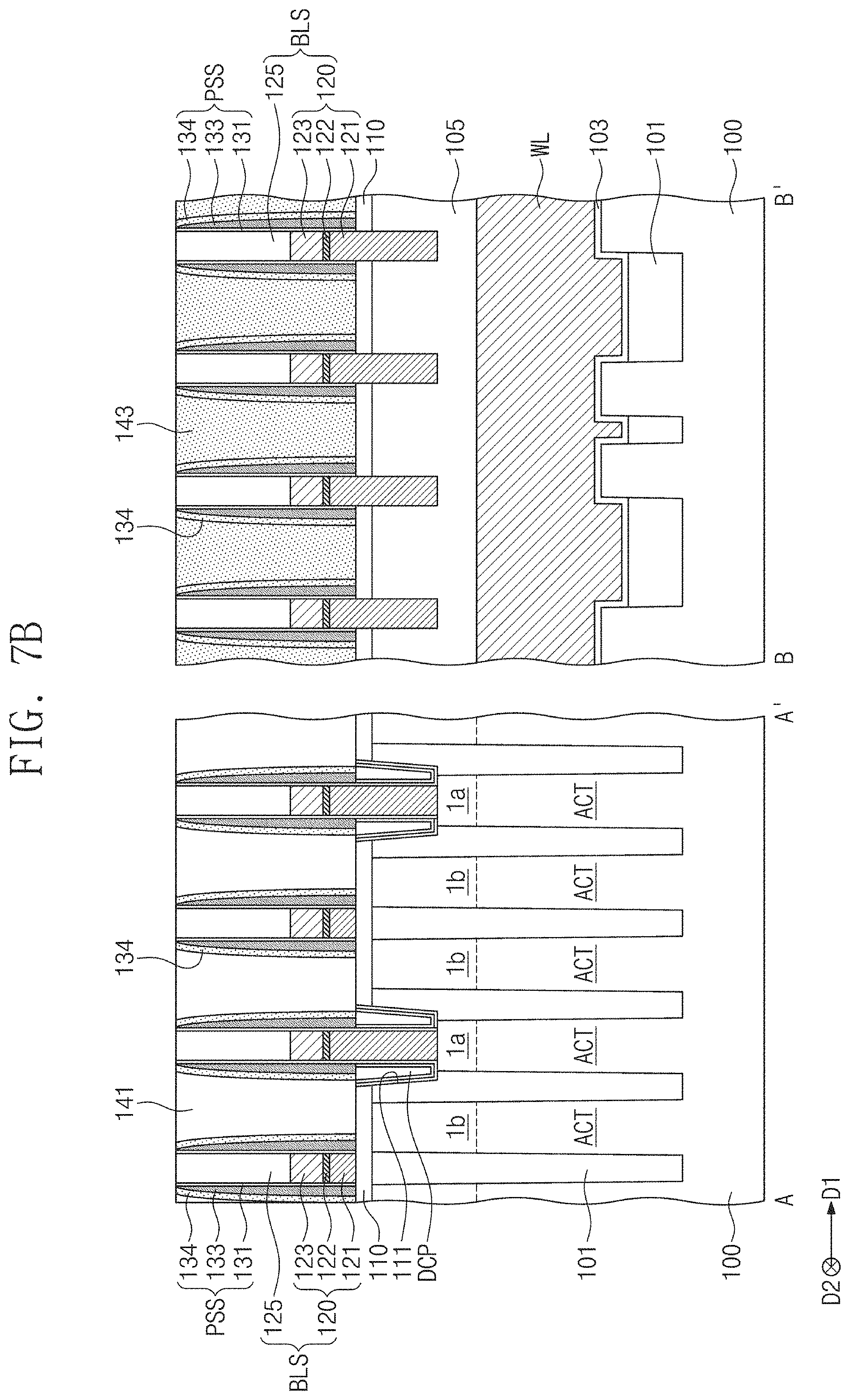 Patent US11778811 Figure 18 – Semiconductor memory device and method of fabricating the same